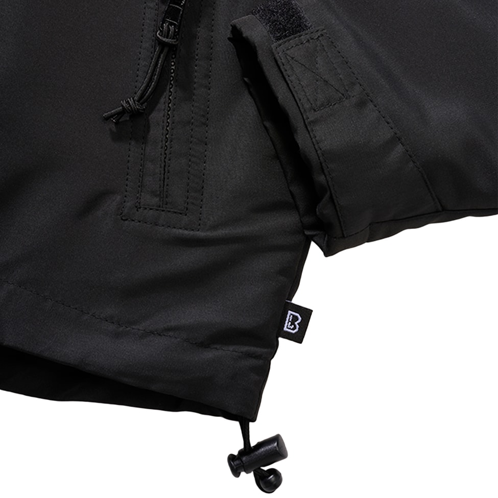 Жіноча куртка Brandit Windbreaker Frontzip - Black