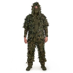 Камуфляжний костюм Helikon Leaf Ghilie Set US Woodland