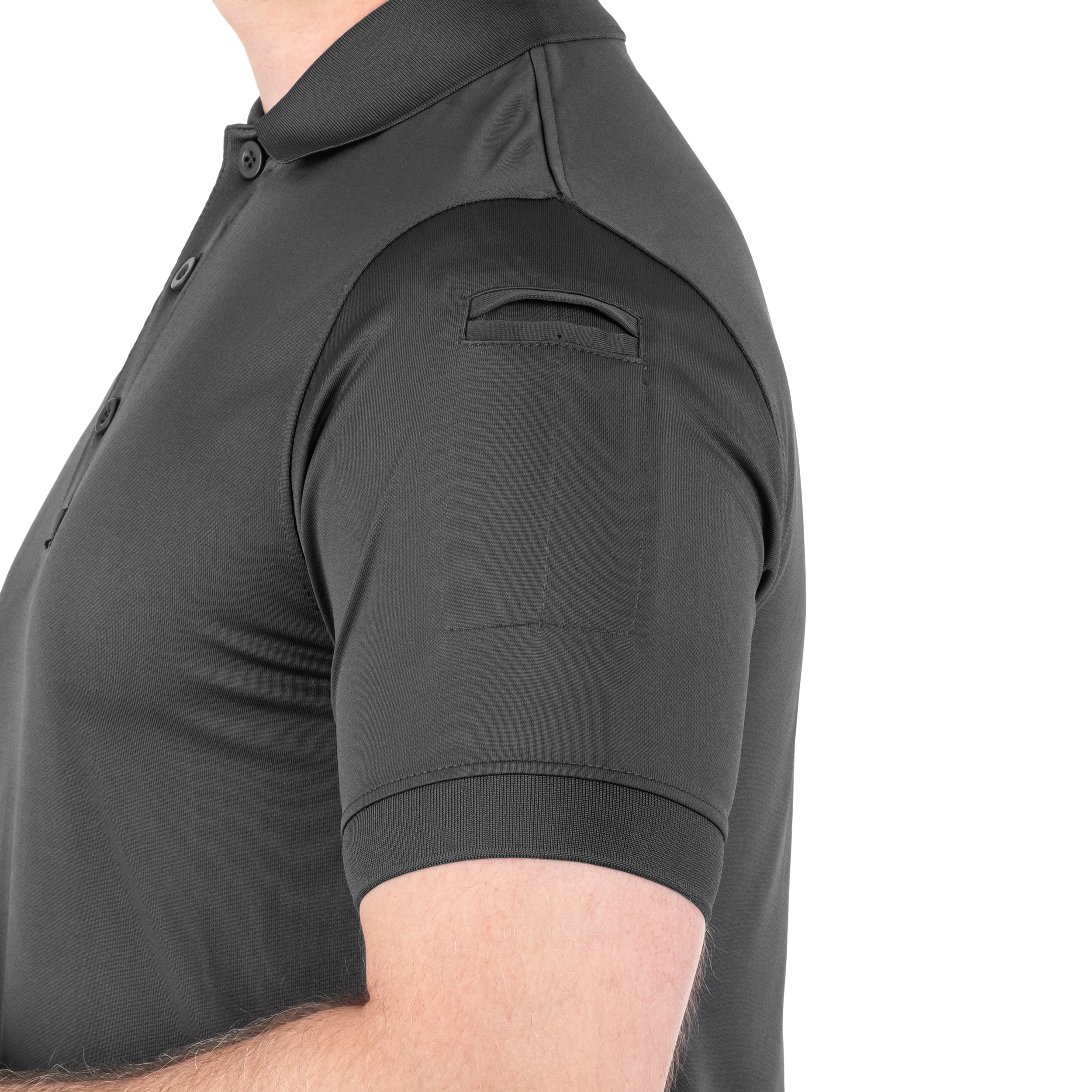 Термоактивна футболка поло Stoirm Performance Tactical P-01 - Dark Grey