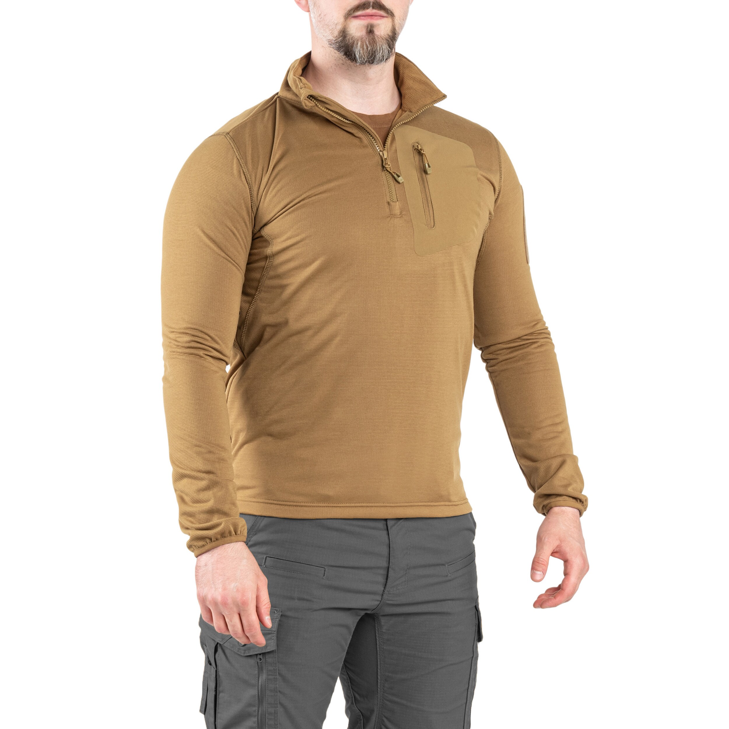 Флісова кофта Highlander Forces Tactical Hirta Fleece - Coyote Brown