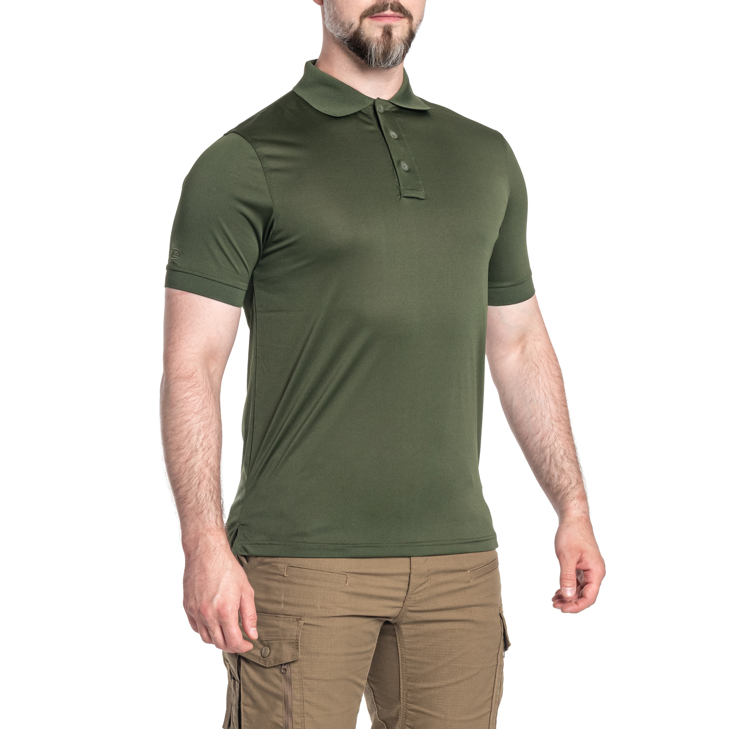 Термоактивна футболка поло Stoirm Performance Tactical P-01 - Olive