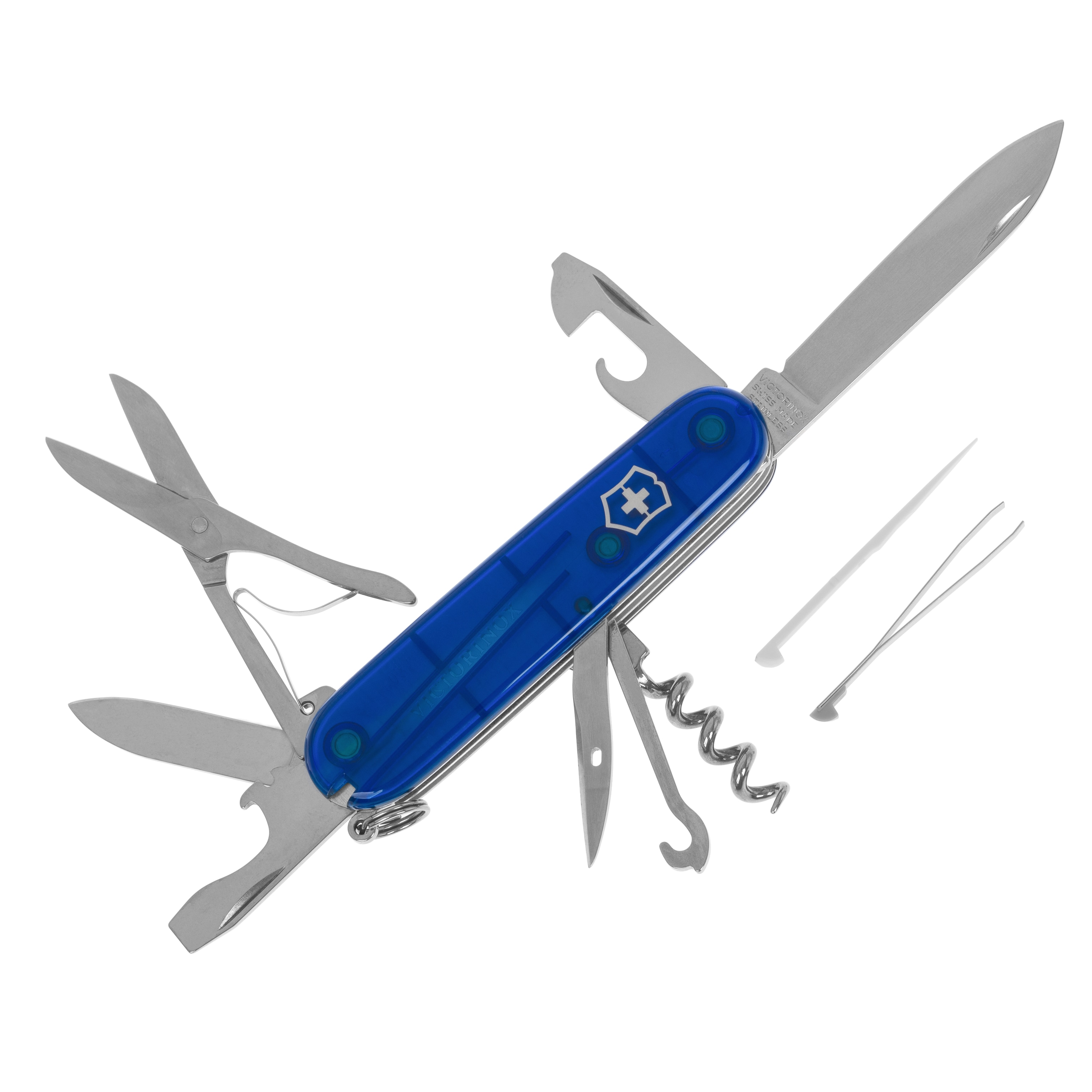 Багатофункціональний ніж Victorinox Climber - Transparent Blue