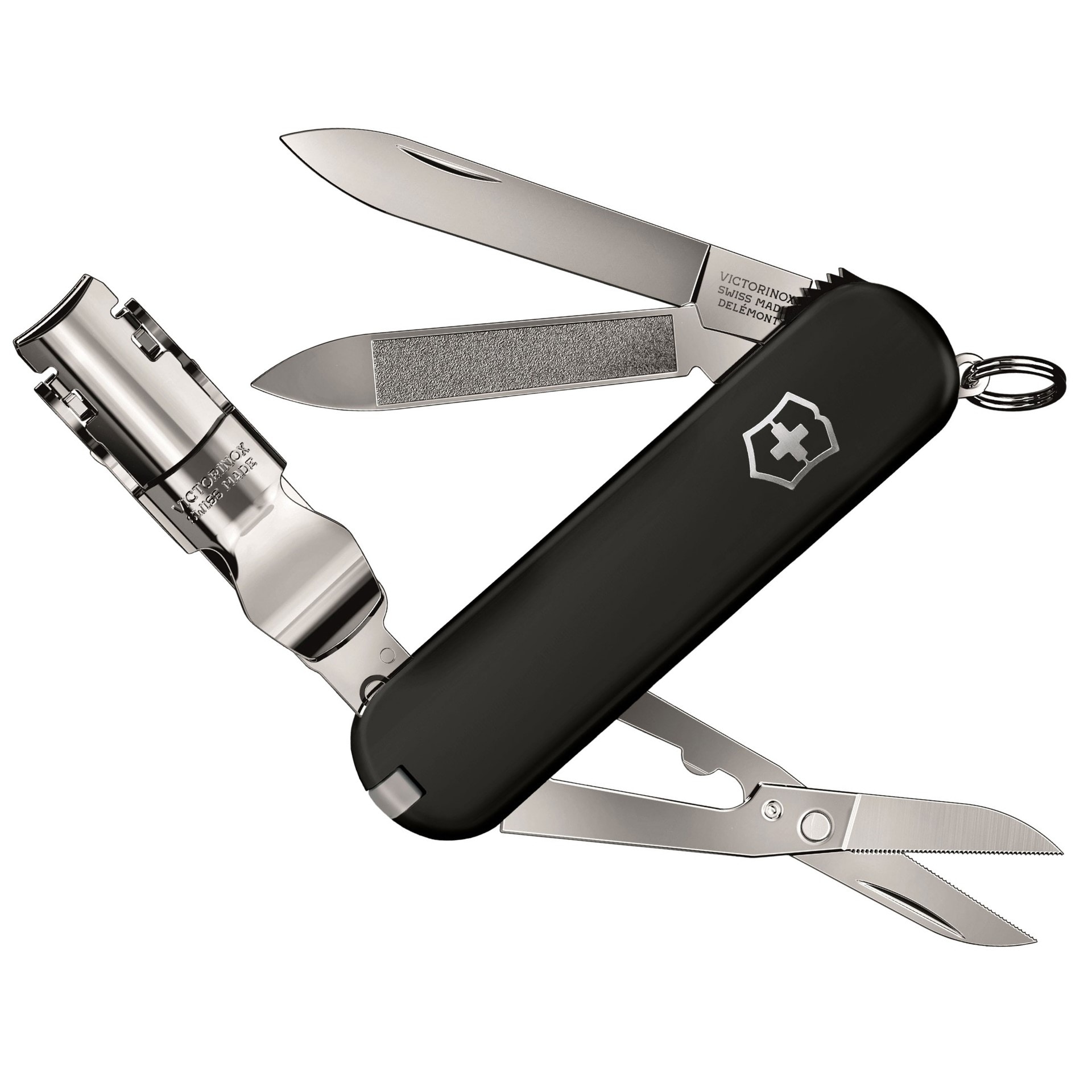 Багатофункціональний ніж Victorinox Nail Clip 580 - Black