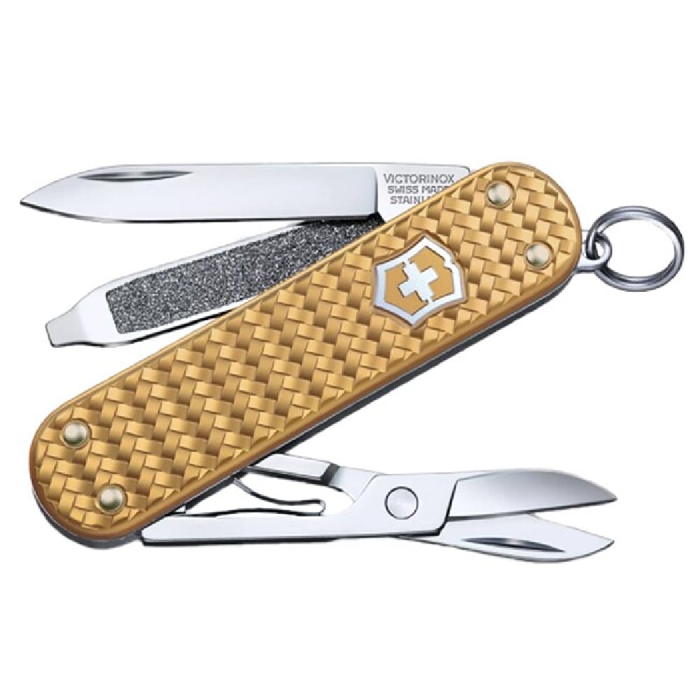 Багатофункціональний ніж Victorinox Classic Precious Alox - Brass Gold