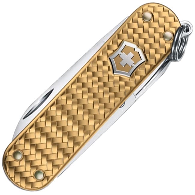 Багатофункціональний ніж Victorinox Classic Precious Alox - Brass Gold