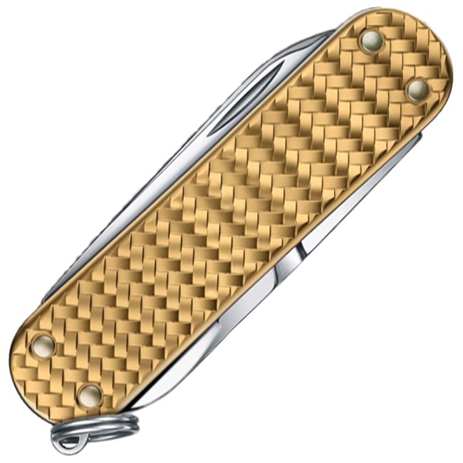 Багатофункціональний ніж Victorinox Classic Precious Alox - Brass Gold