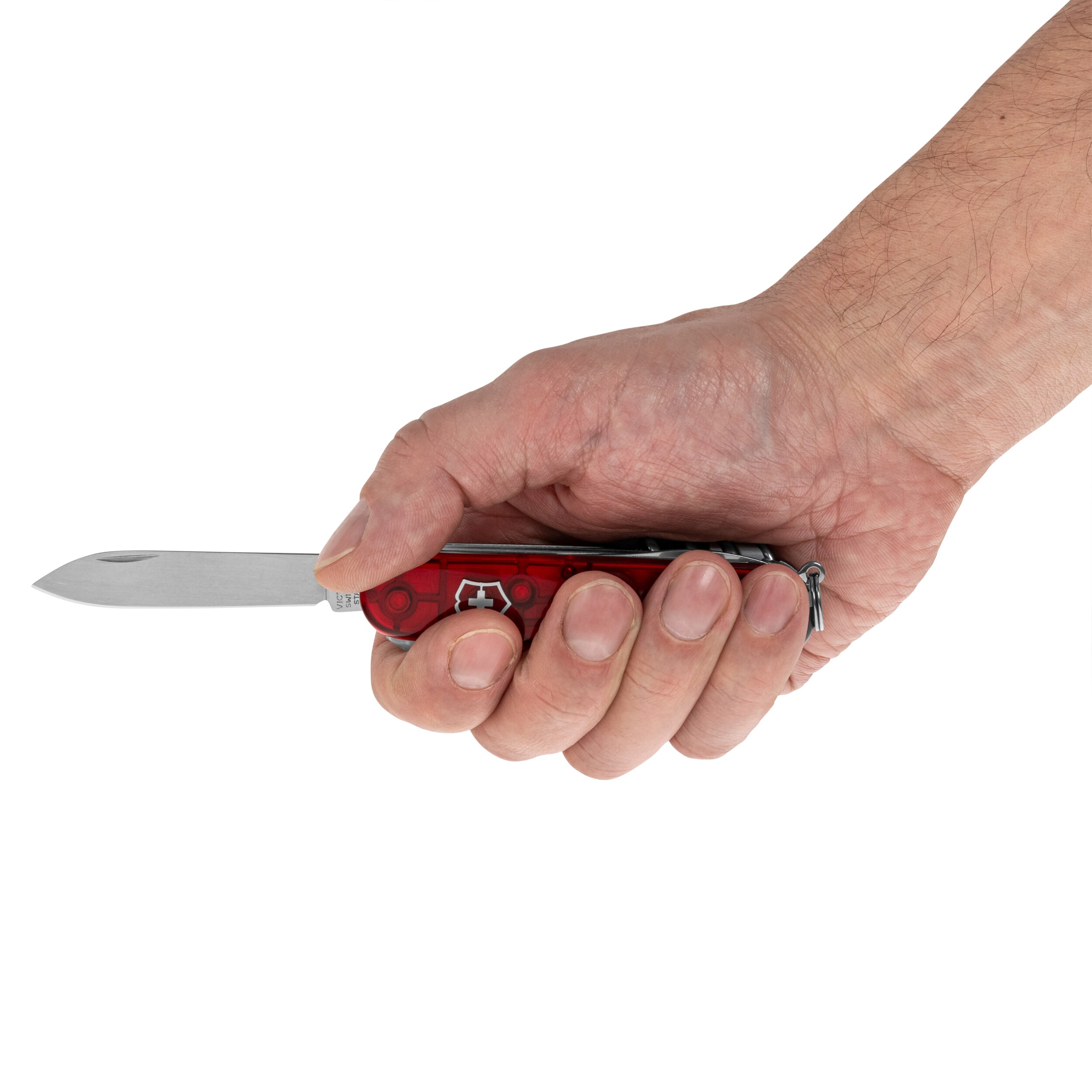 Багатофункціональний ніж Victorinox Spartan Lite - Transparent Red