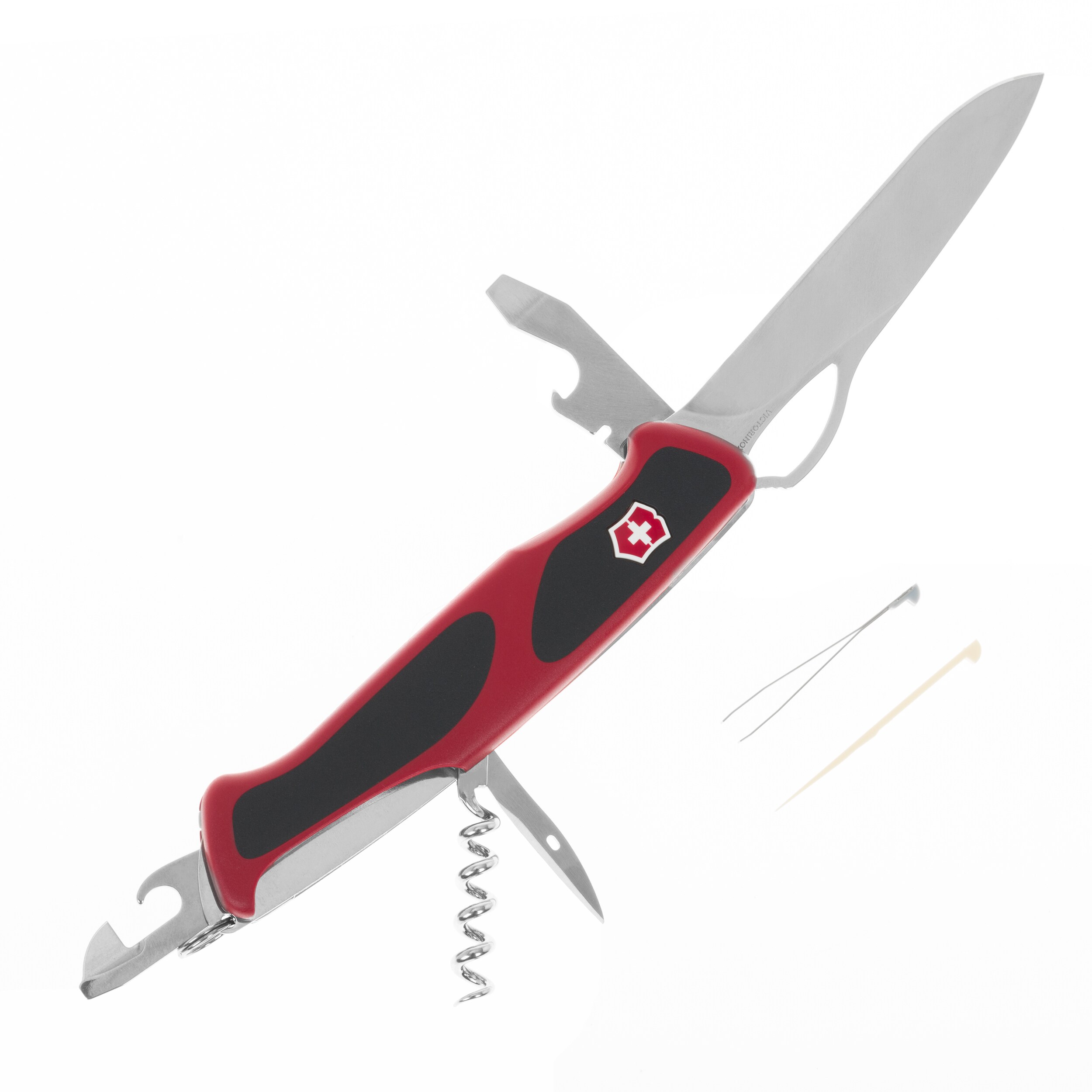 Багатофункціональний ніж Victorinox Ranger Grip 61 M - Red/Black