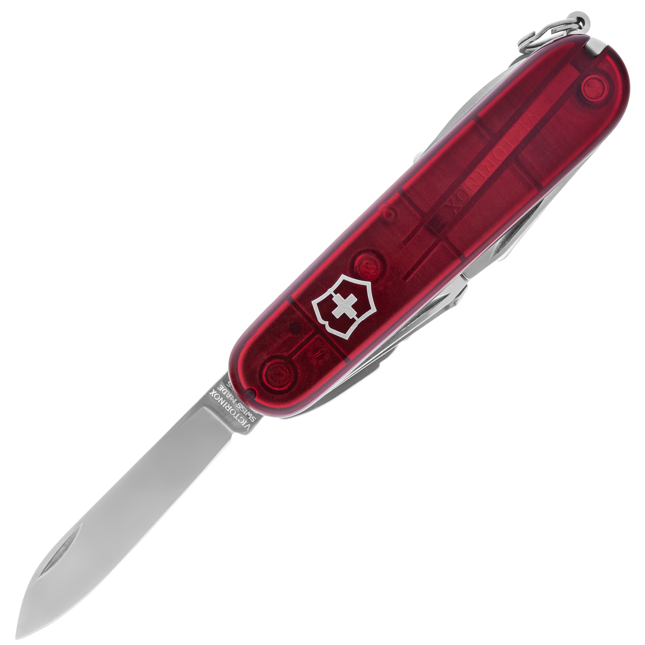 Багатофункціональний ніж Victorinox Swiss Champ - Transparent Red