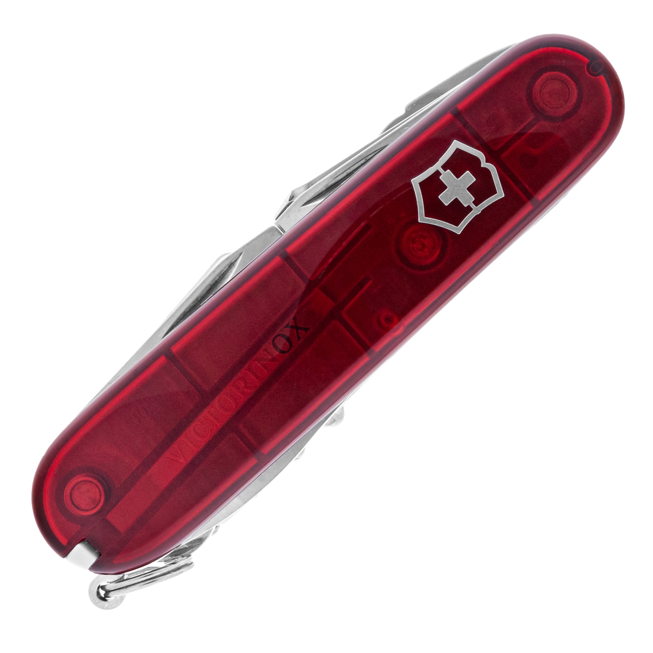 Багатофункціональний ніж Victorinox Swiss Champ - Transparent Red