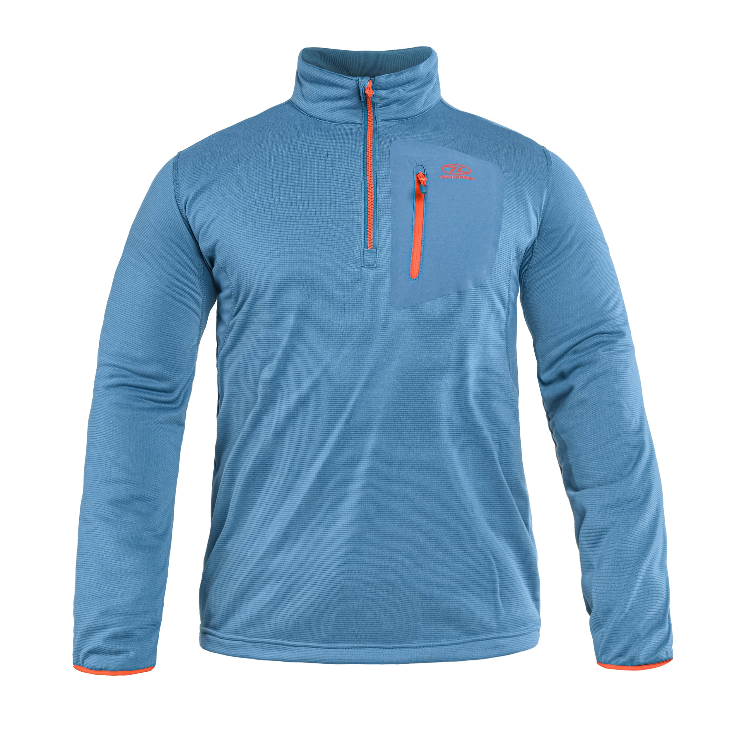 Флісова кофта Highlander Outdoor Hirta Grid Fleece - Steel Blue