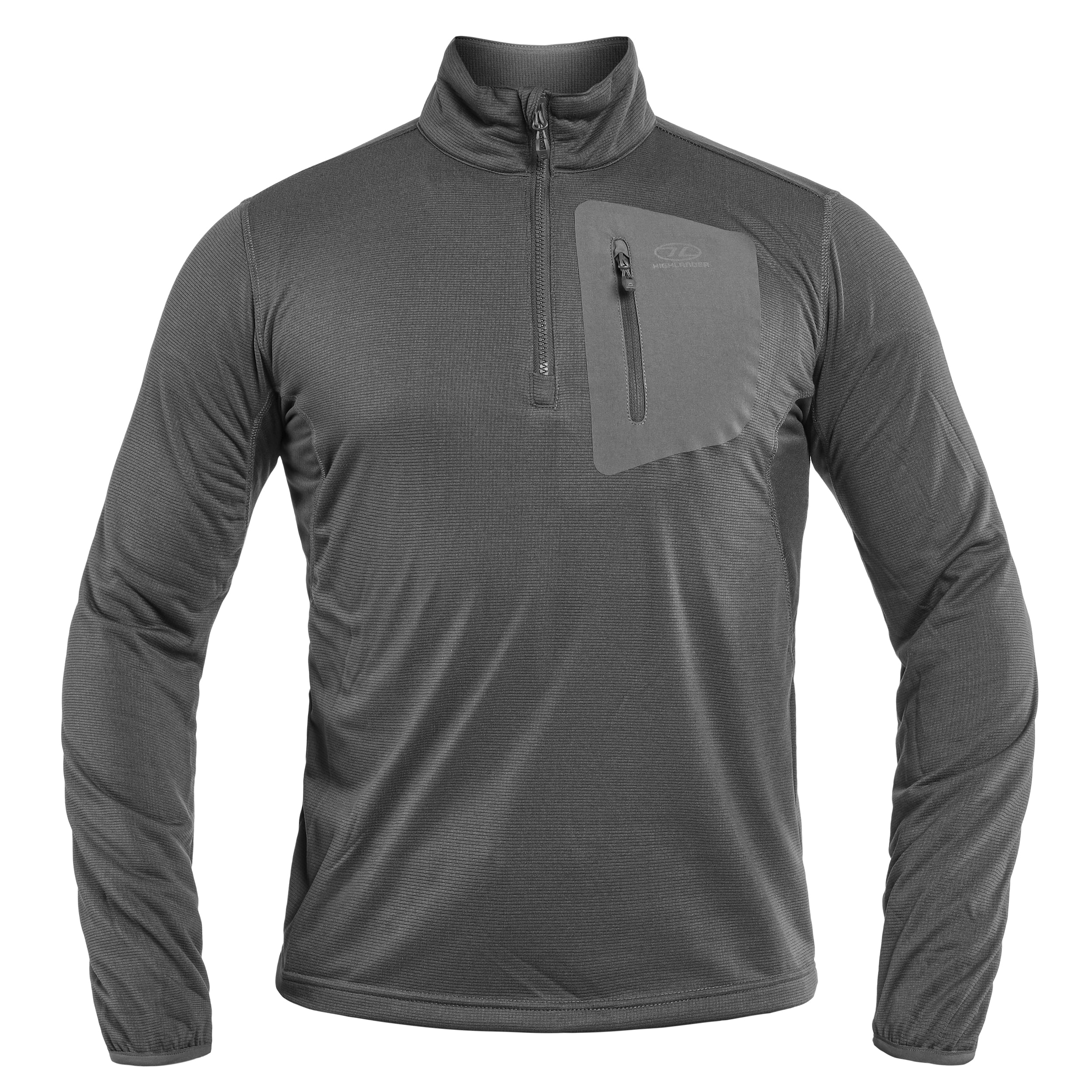 Флісова кофта Highlander Outdoor Hirta Grid Fleece - Dark Grey