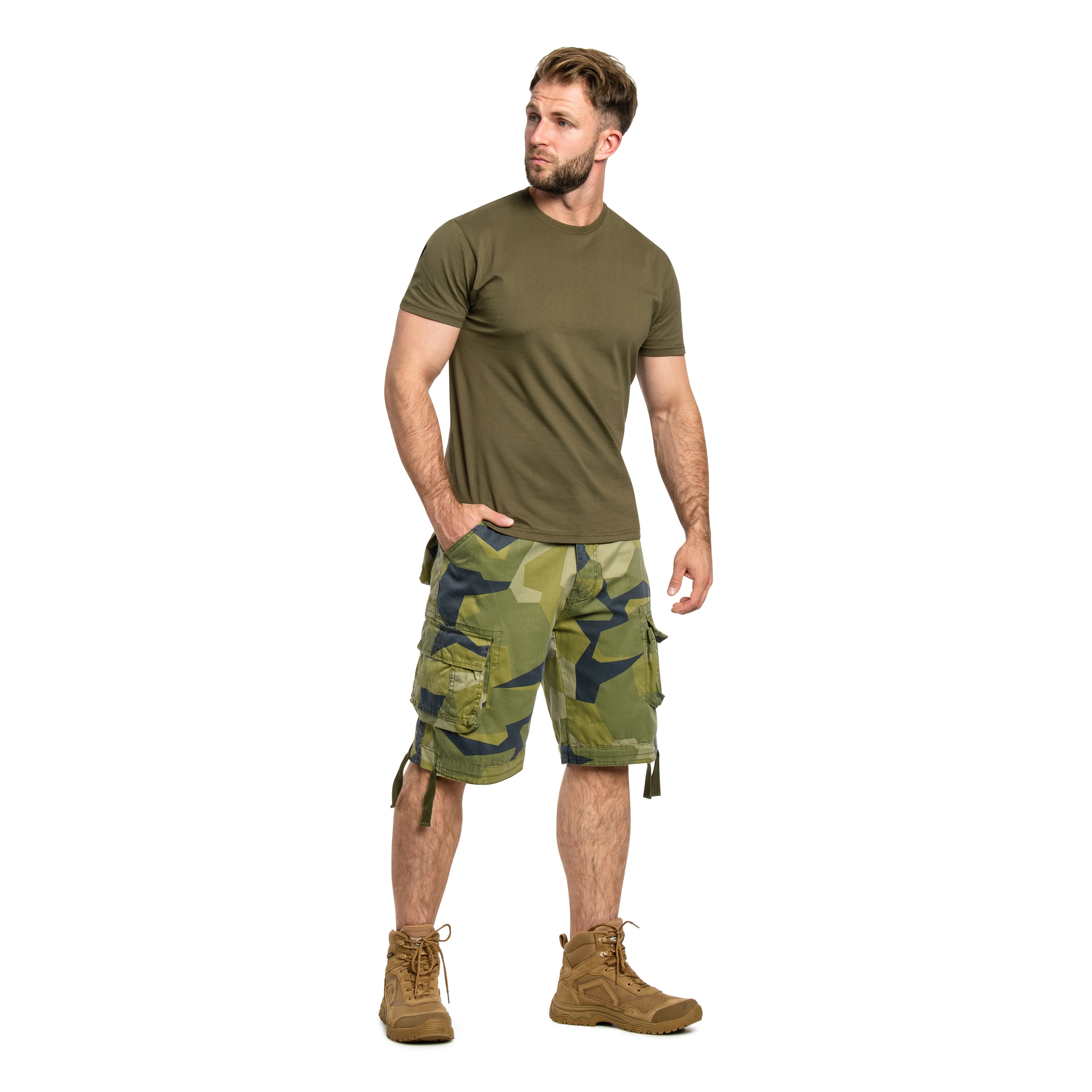 Шорти Brandit Urban Legend - Swedish Camo