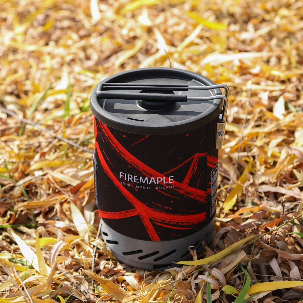 Туристична плита Fire Maple Star X1 Pro з каструлею - Black Red