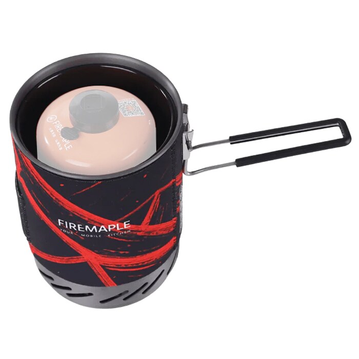 Туристична плита Fire Maple Star X1 Pro з каструлею - Black Red
