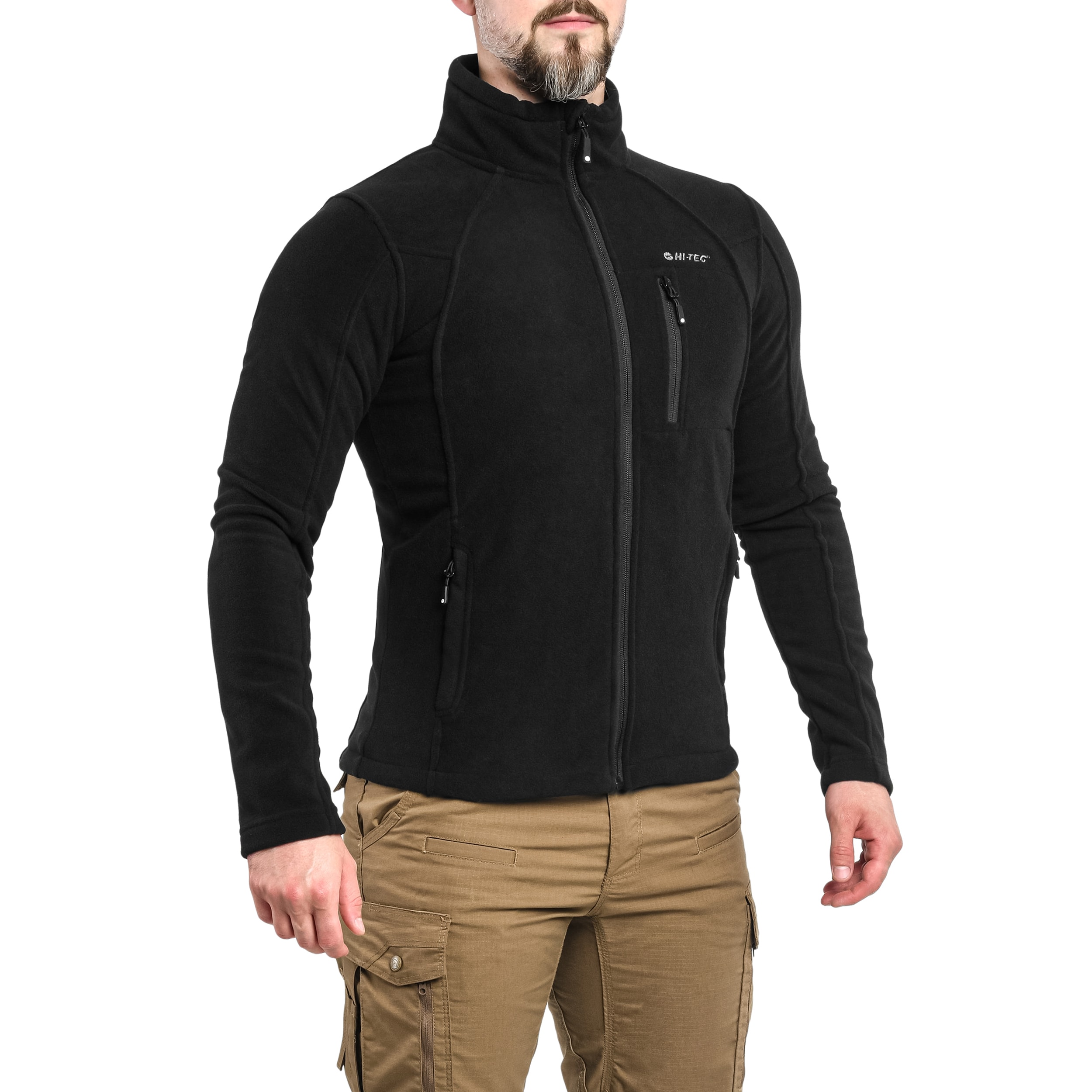 Флісова кофта Hi-Tec Monar - Black