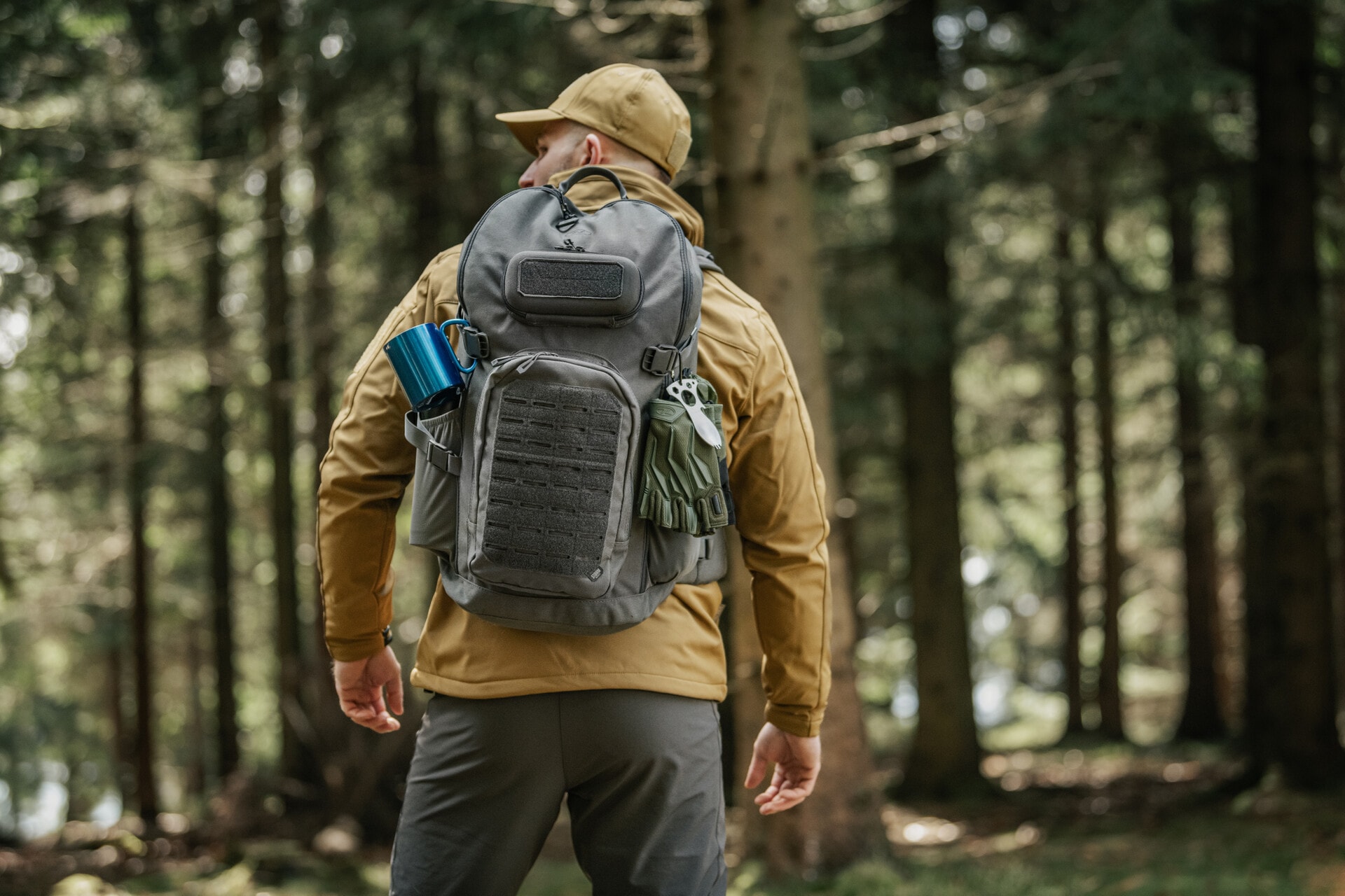 Термочашка Highlander Outdoor з карабіном 300 мл - Blue