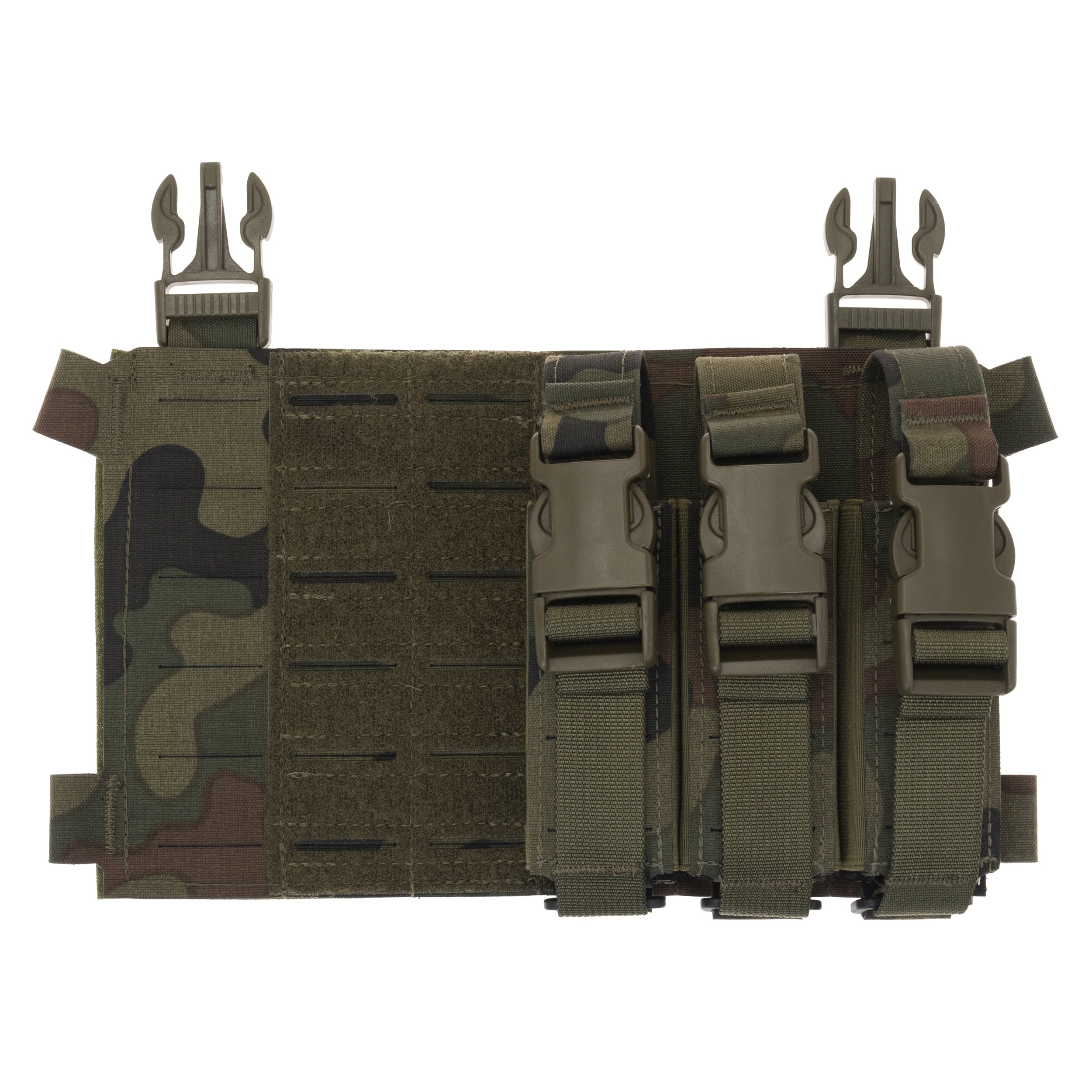 Підсумок Combat Lab Front Flap Chest Rig для пістолетних магазинів - wz.93 Pantera PL Woodland