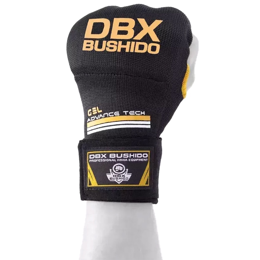 Гелеві рукавиці/бинти DBX Bushido - Чорні/Золотисті