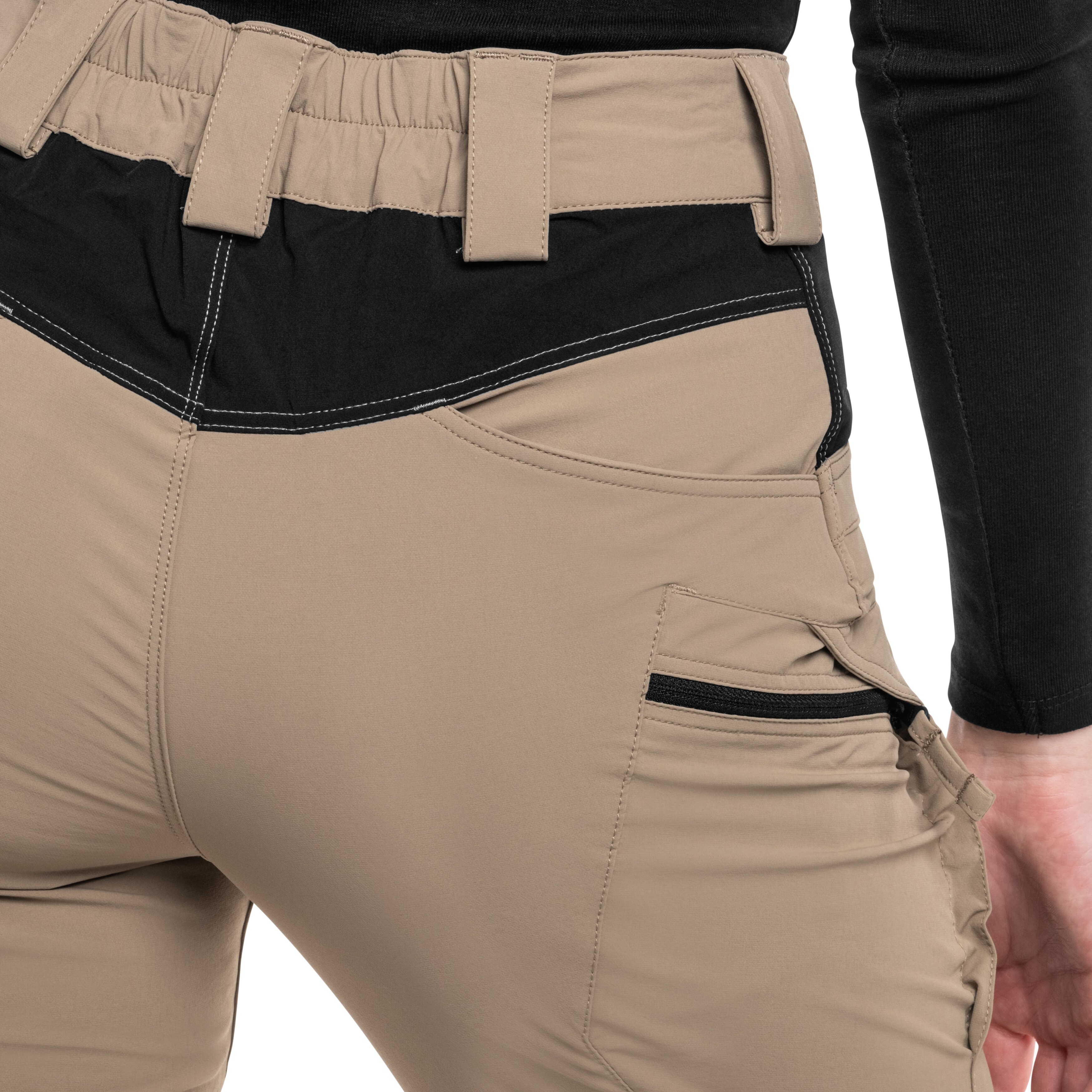 Жіночі штани Helikon OTP VersaStretch - Khaki/Black
