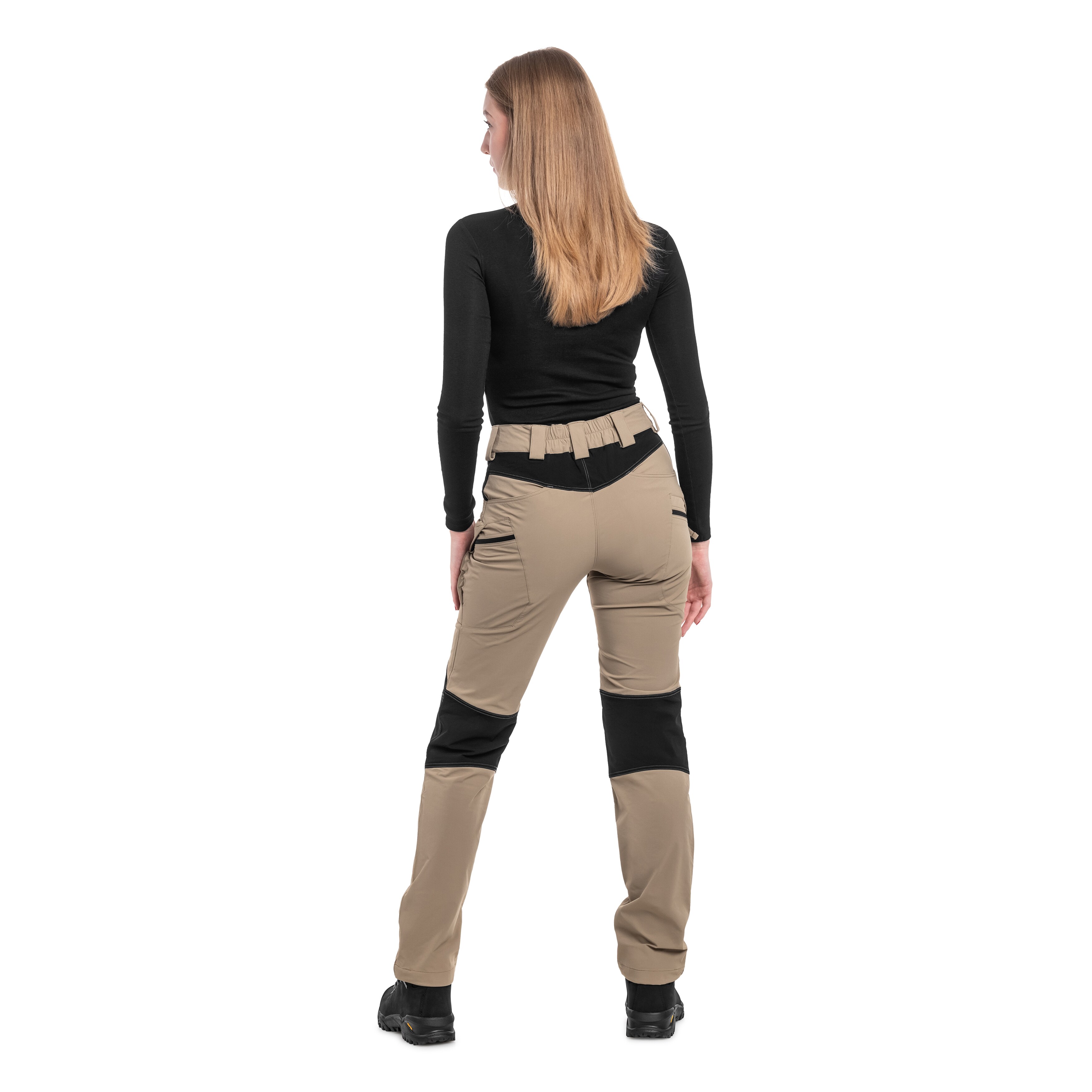 Жіночі штани Helikon OTP VersaStretch - Khaki/Black