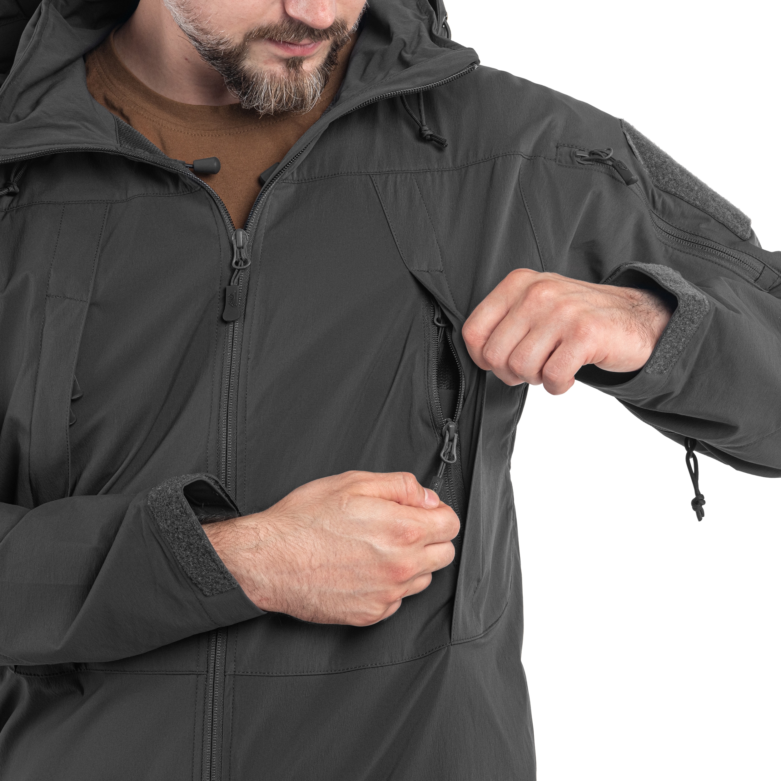 Куртка Helikon Trooper StormStretch Softshell MK2 - Shadow Grey