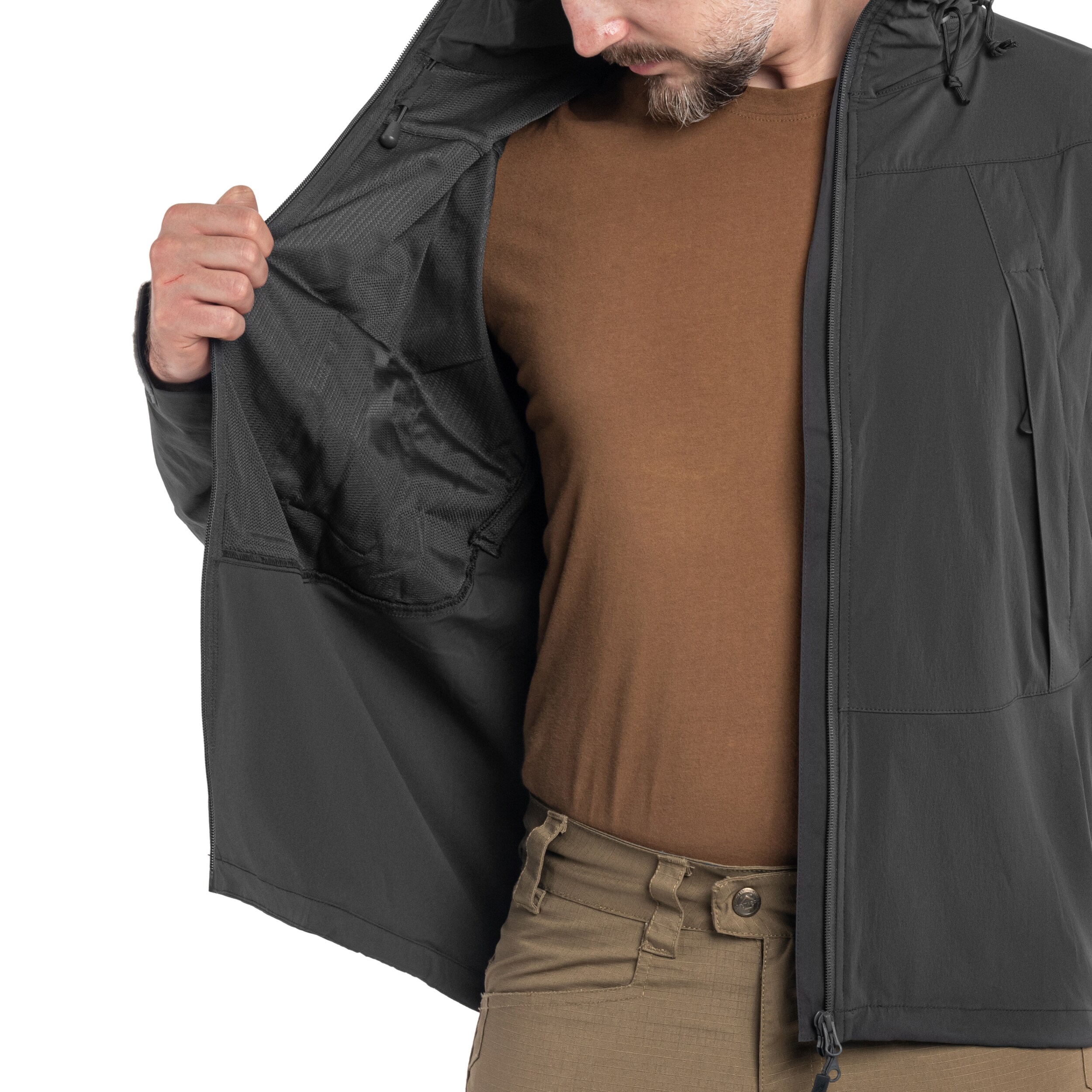Куртка Helikon Trooper StormStretch Softshell MK2 - Shadow Grey