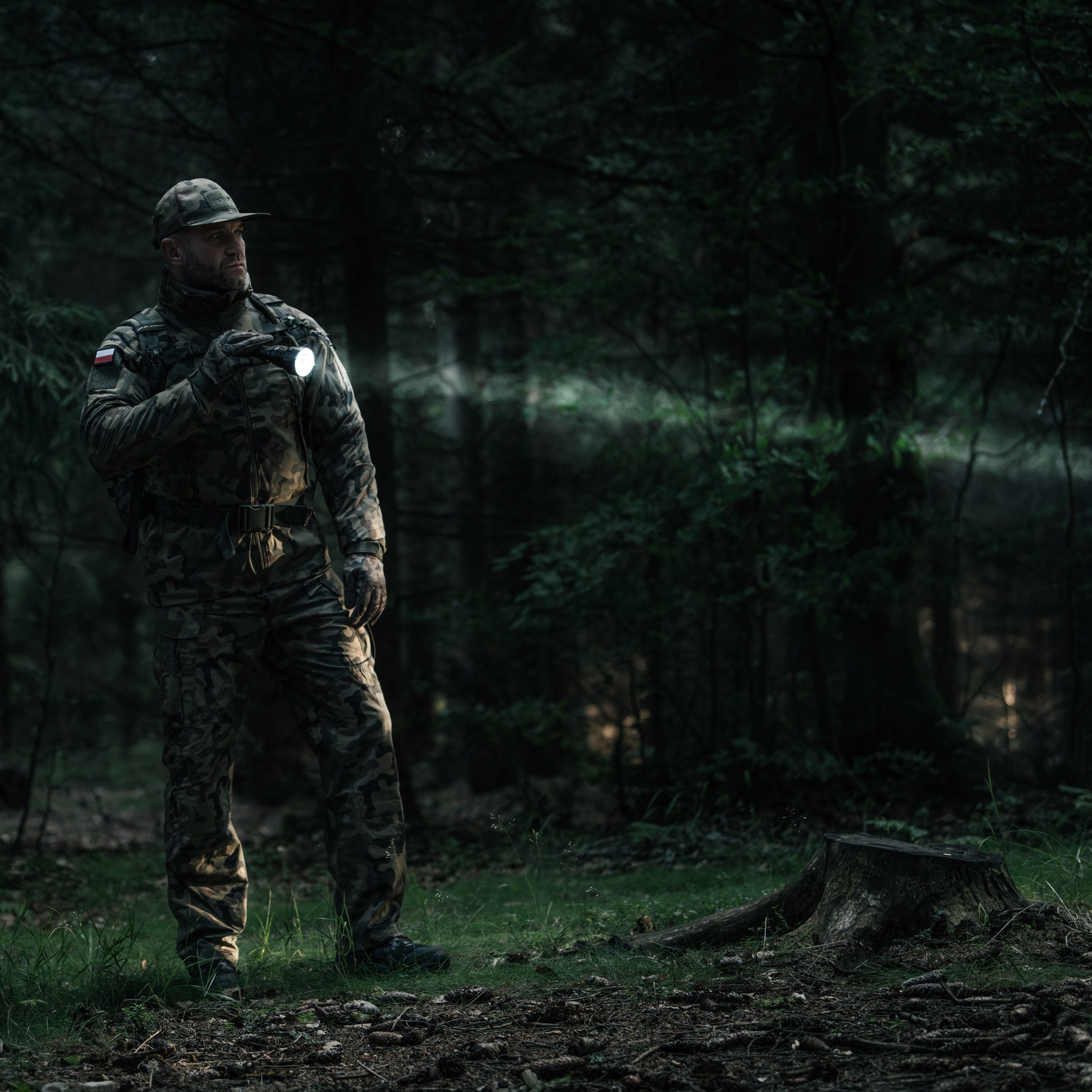 Куртка Helikon-Tex Trooper StormStretch Softshell MK2 - wz.93 Pantera PL Woodland