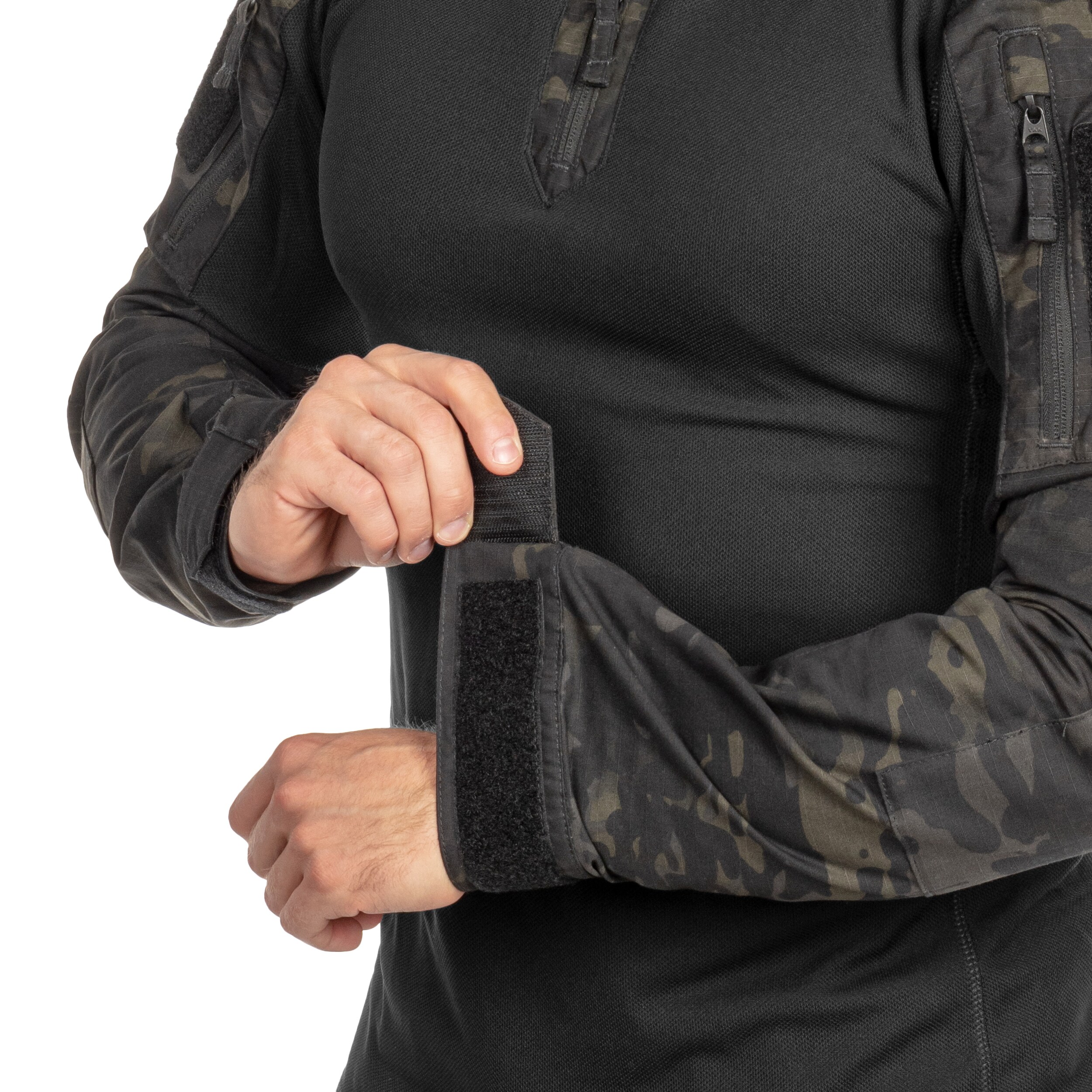 Бойова сорочка Helikon-Tex MCDU Combat Shirt NyCo Rip-Stop - MultiCam Black