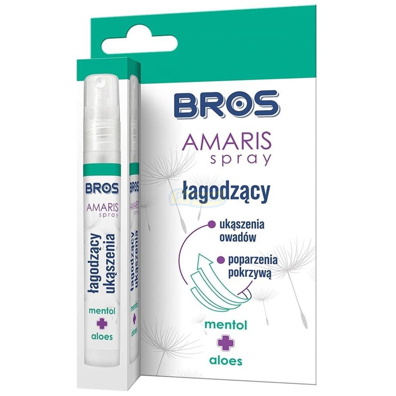 Спрей Bros Amaris Menthol Алое для заспокоєння укусів - 9 мл