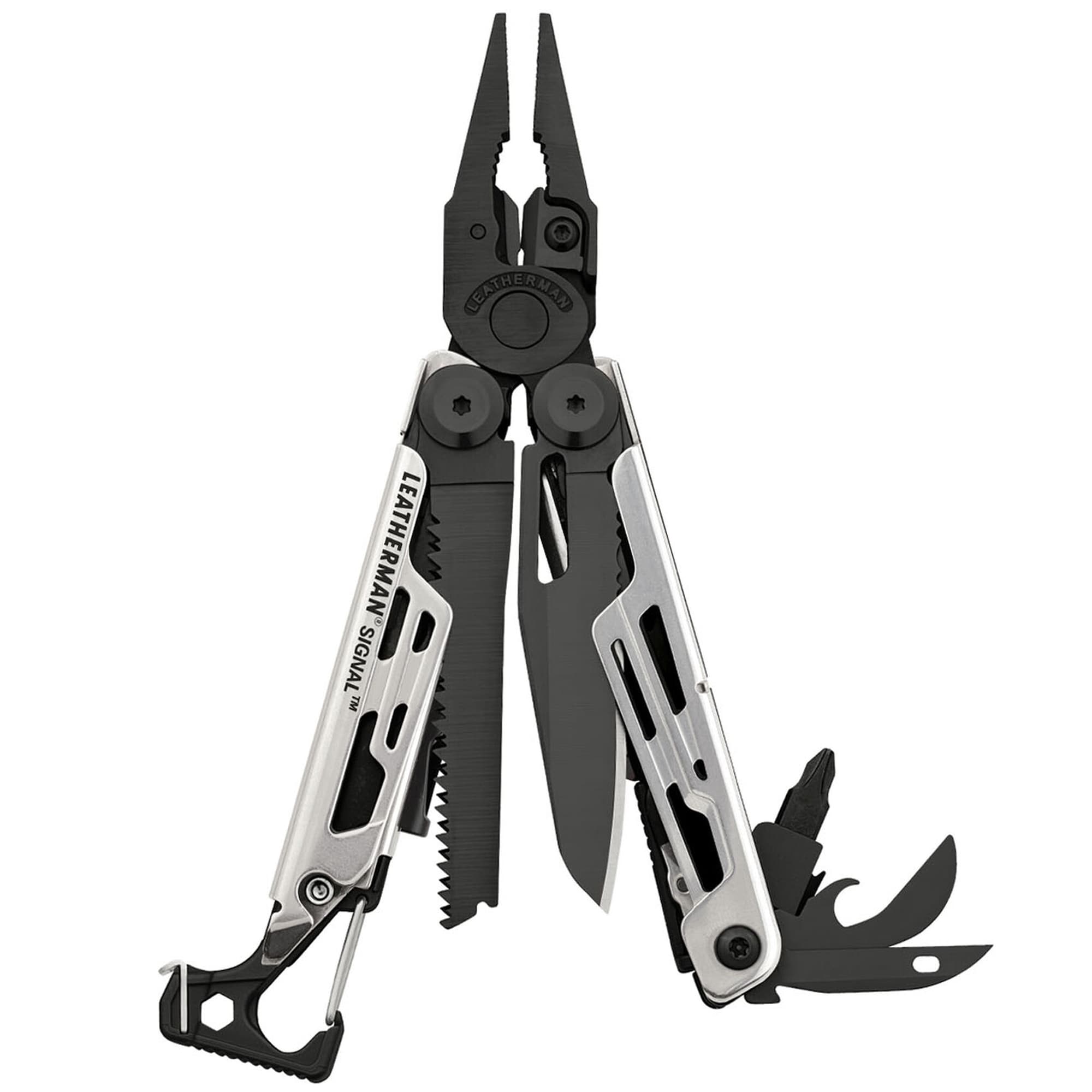 Мультитул Leatherman Signal Black/Silver з кобурою