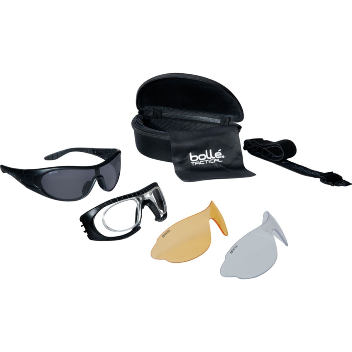 Тактичні окуляри Bolle Raider Kit Black