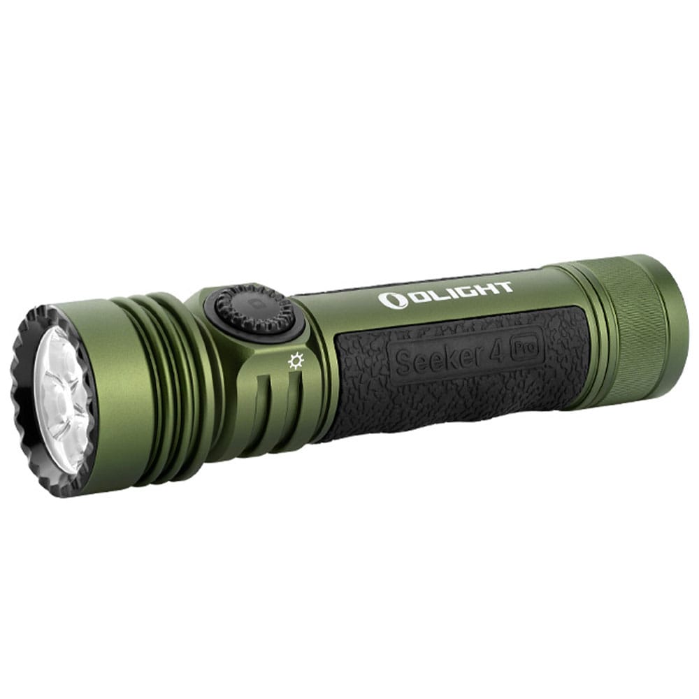 Тактично-пошуковий ліхтарик Olight Seeker 4 Pro Cool White OD Green - 4600 люменів