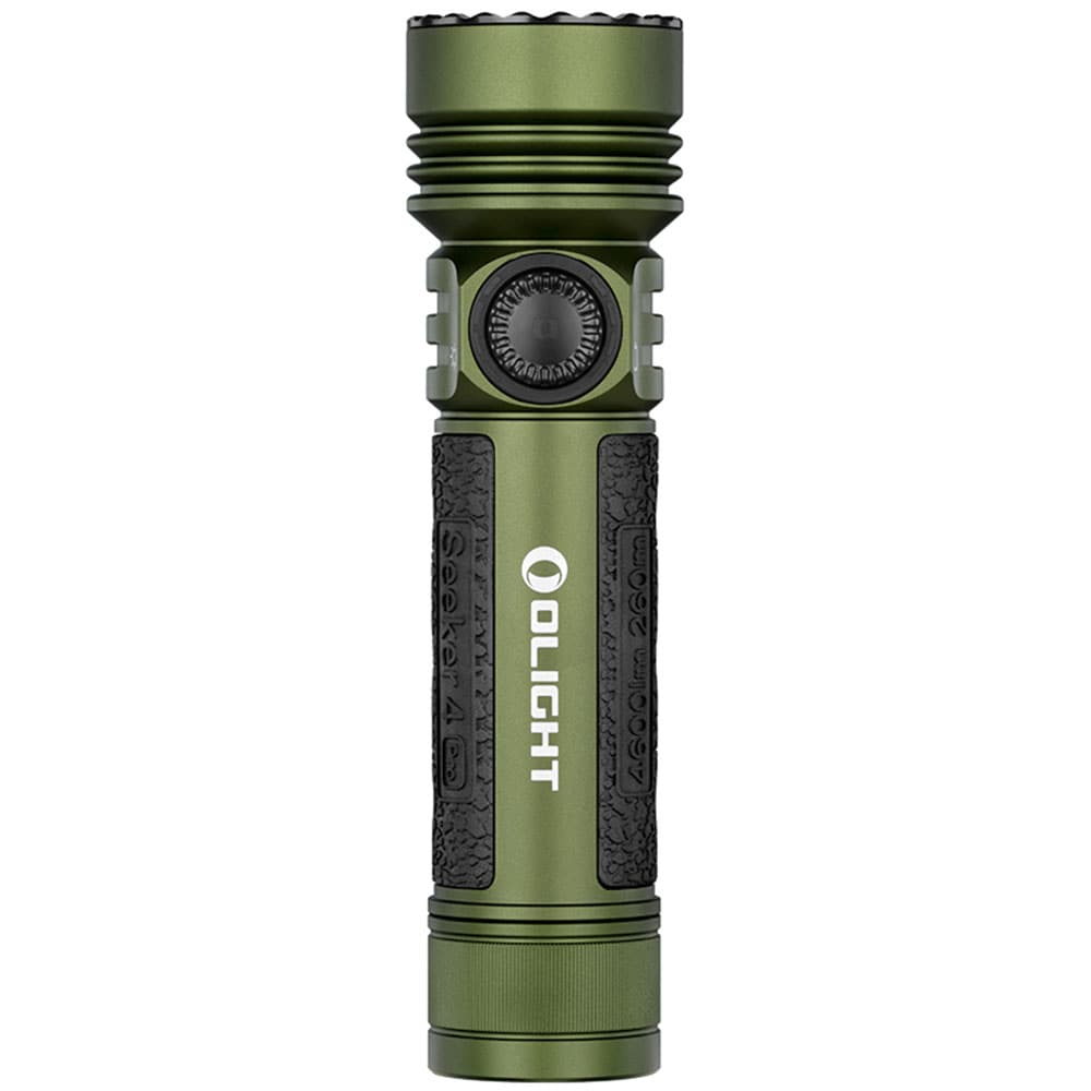 Тактично-пошуковий ліхтарик Olight Seeker 4 Pro Cool White OD Green - 4600 люменів