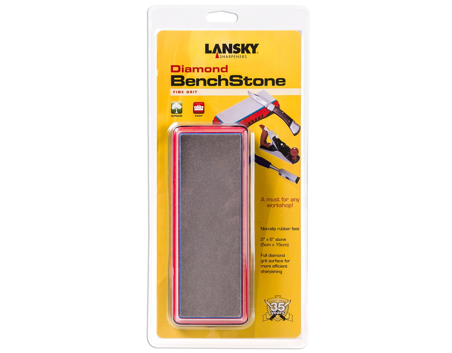 Алмазний точильний камінь Lansky Benchstone - дрібнозернистий