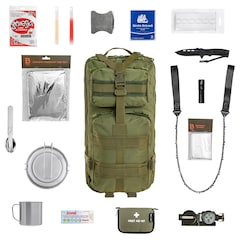 Евакуаційний рюкзак Badger Outdoor Recon 40 л Olive Medium - зі спорядженням