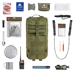Евакуаційний рюкзак Badger Outdoor Recon 40 л Olive Large - зі спорядженням