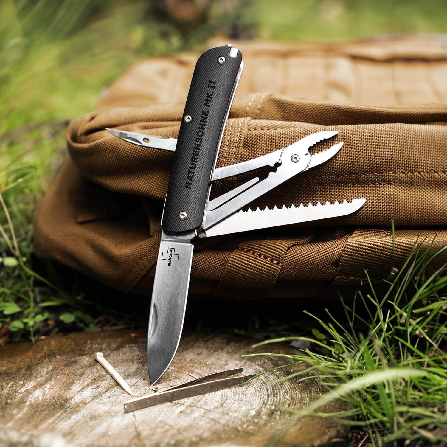 Багатофункціональний ніж Boker Plus Naturensohne Mk. II - Black