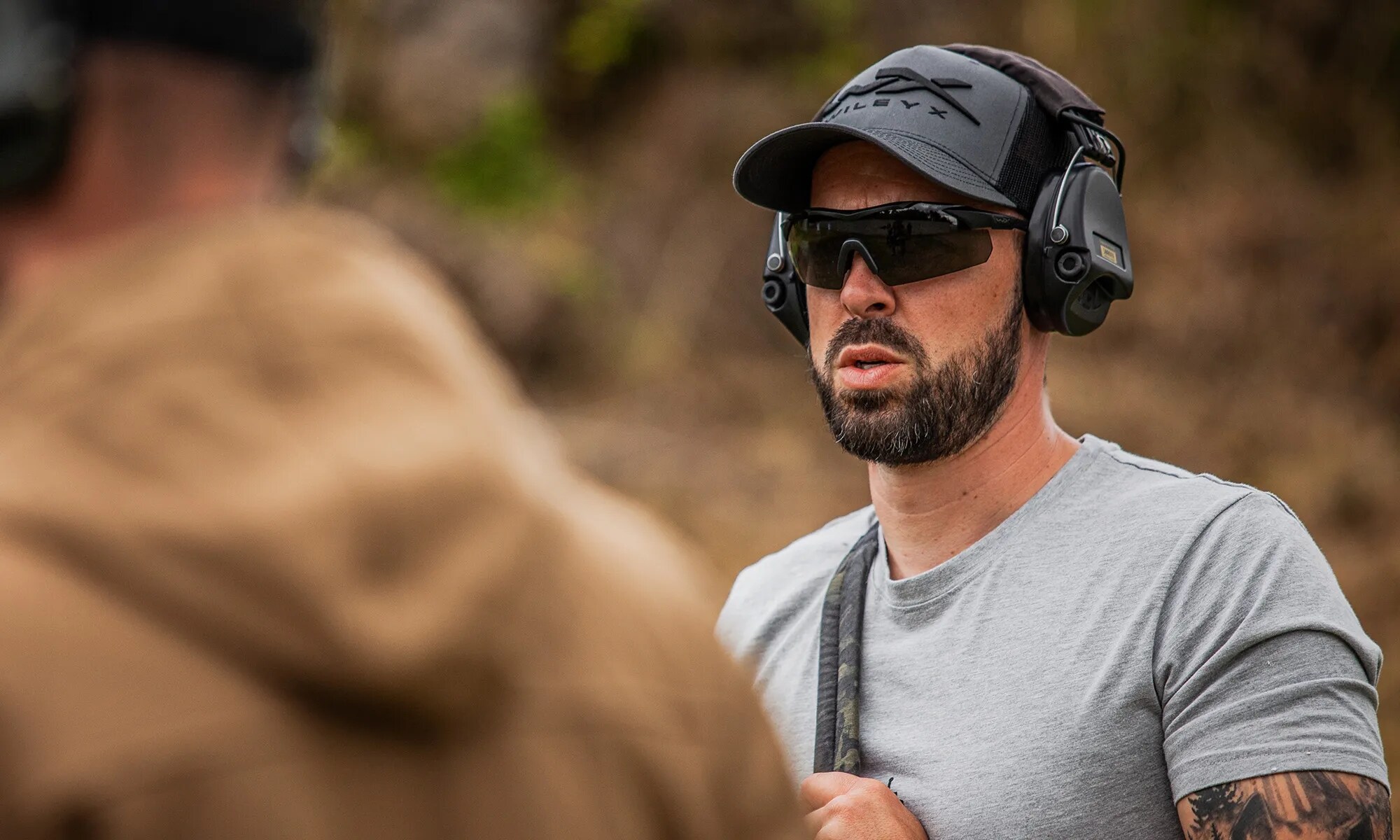 Тактичні окуляри Wiley X Vapor Comm 2.5 Set 3in1 - Matte Black