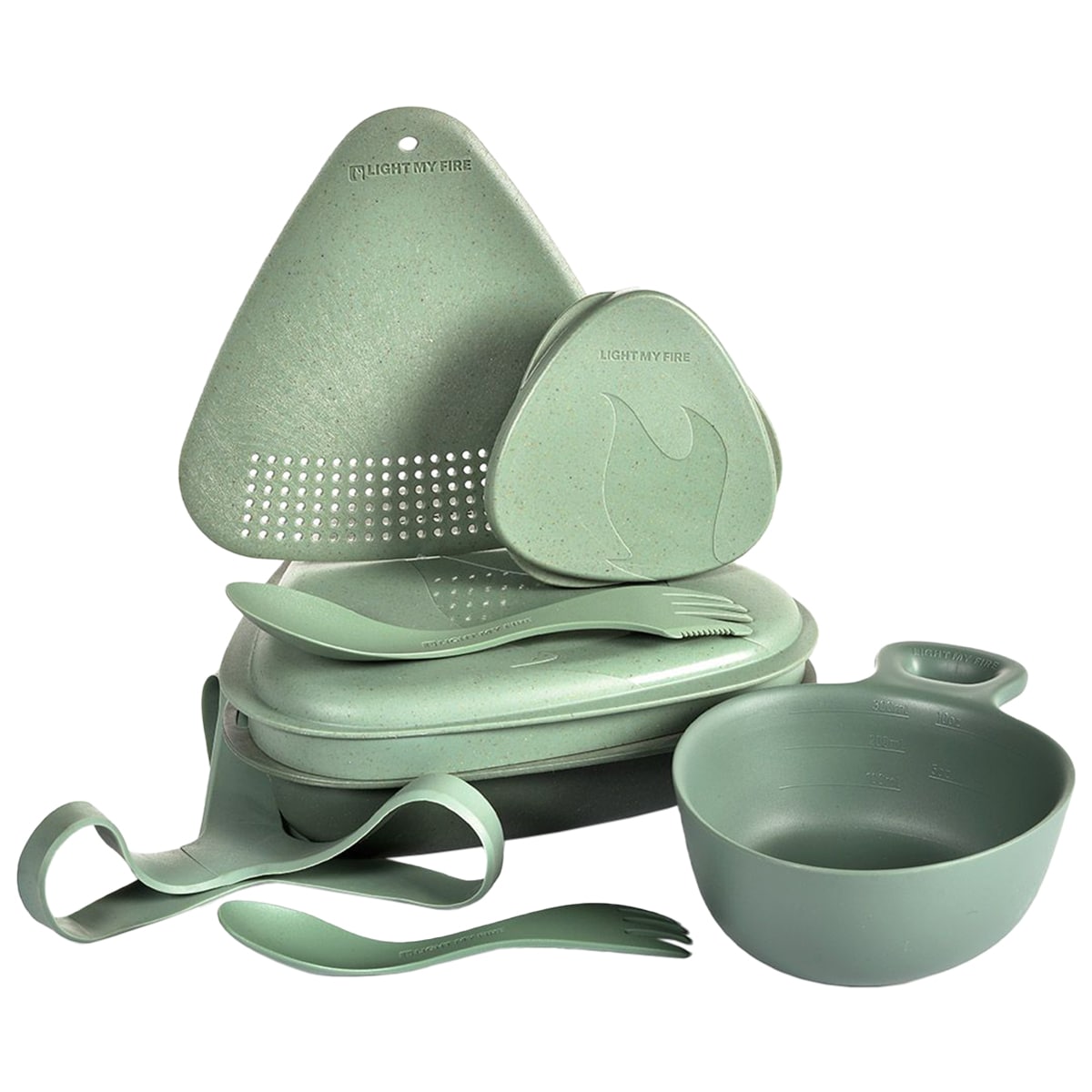 Туристичний набір Light MY Fire Outdoor MealKit Bio - Sandy Green