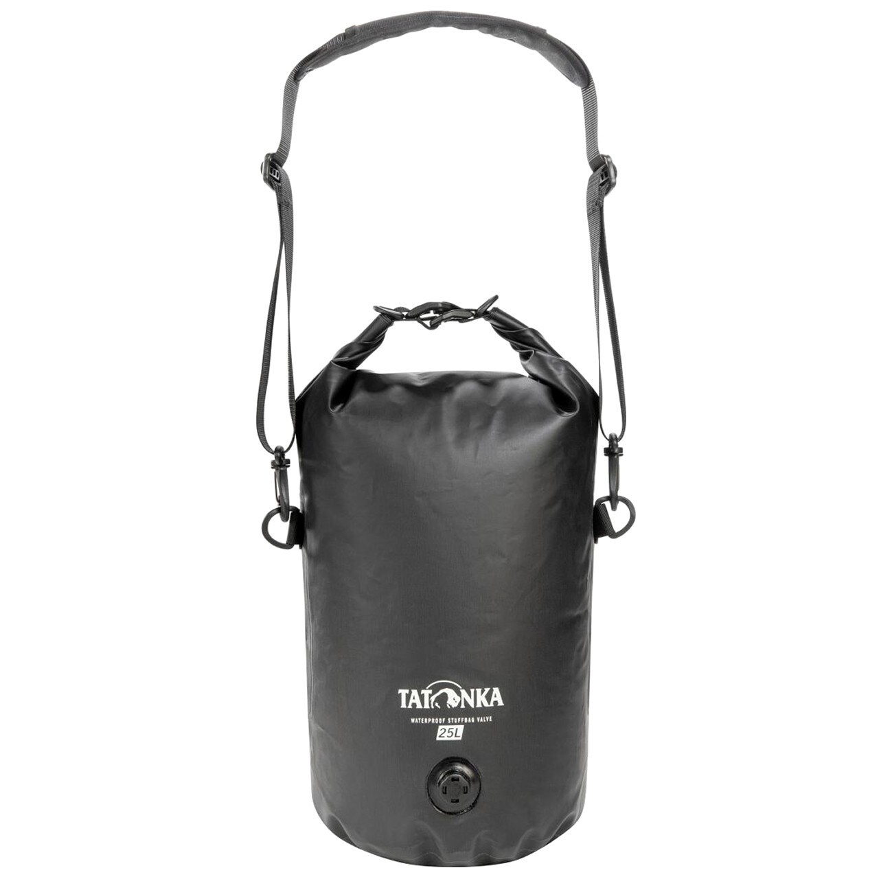 Водонепроникний мішок Tatonka WP Stuffbag Valve 25 л - Black
