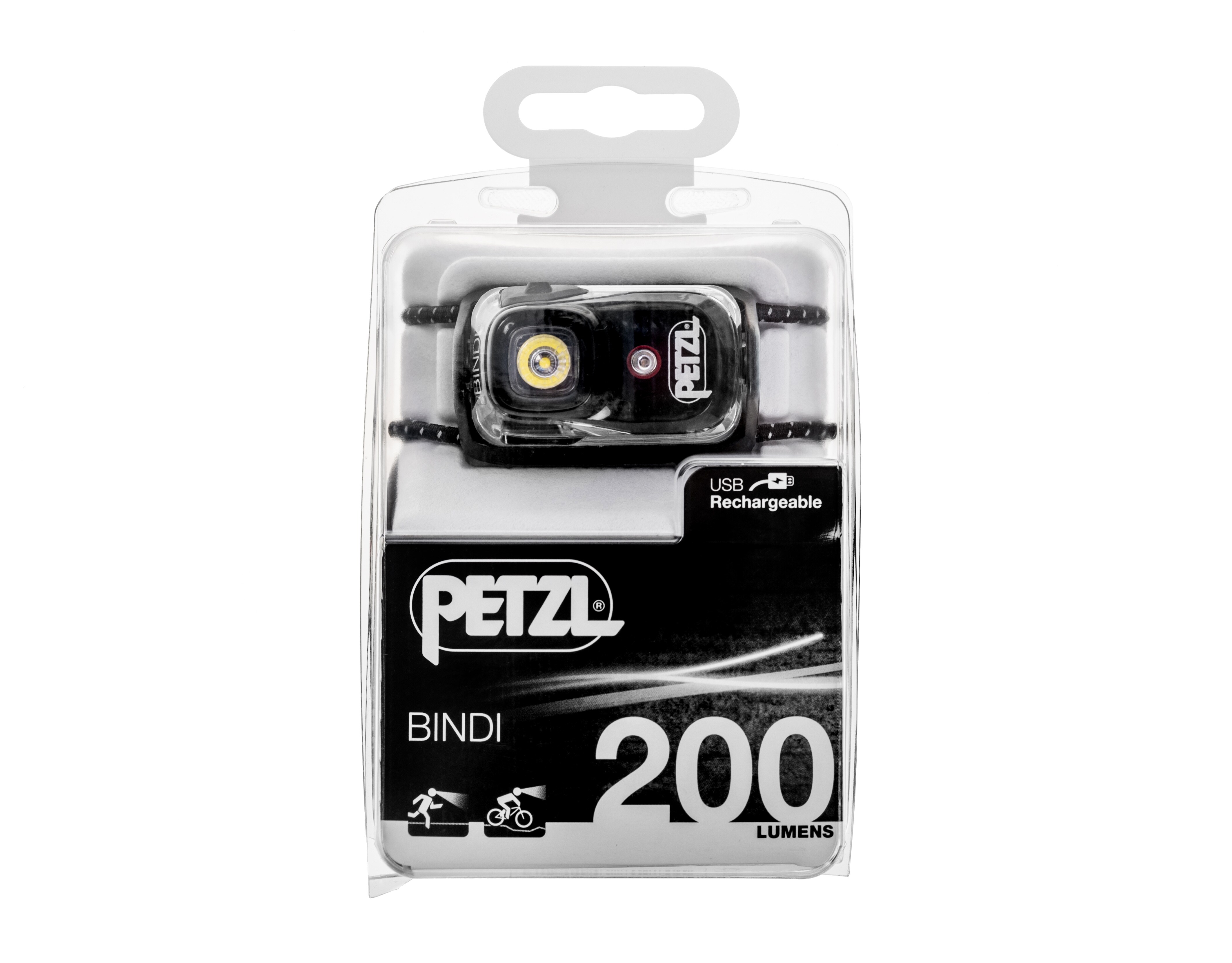 Налобний ліхтарик Petzl Bindi Black - 200лм