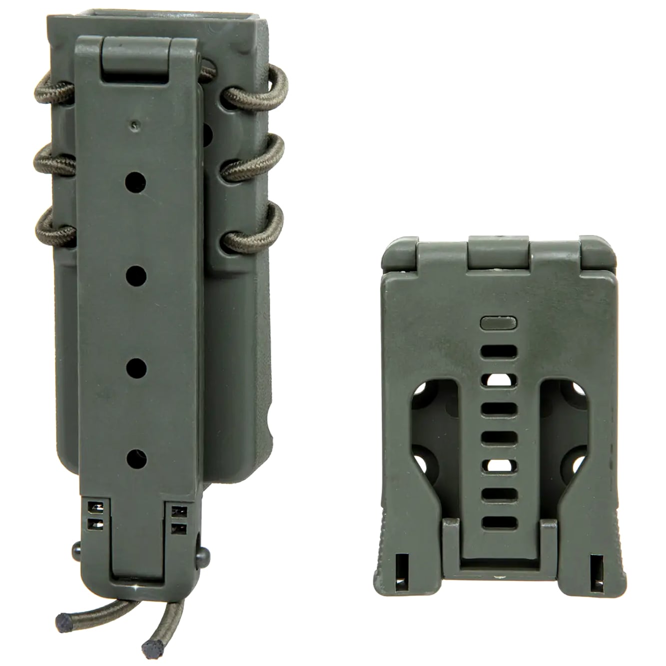 Підсумок Wosport Urban Assault Long Quick Pull для магазинів 9 мм - Olive