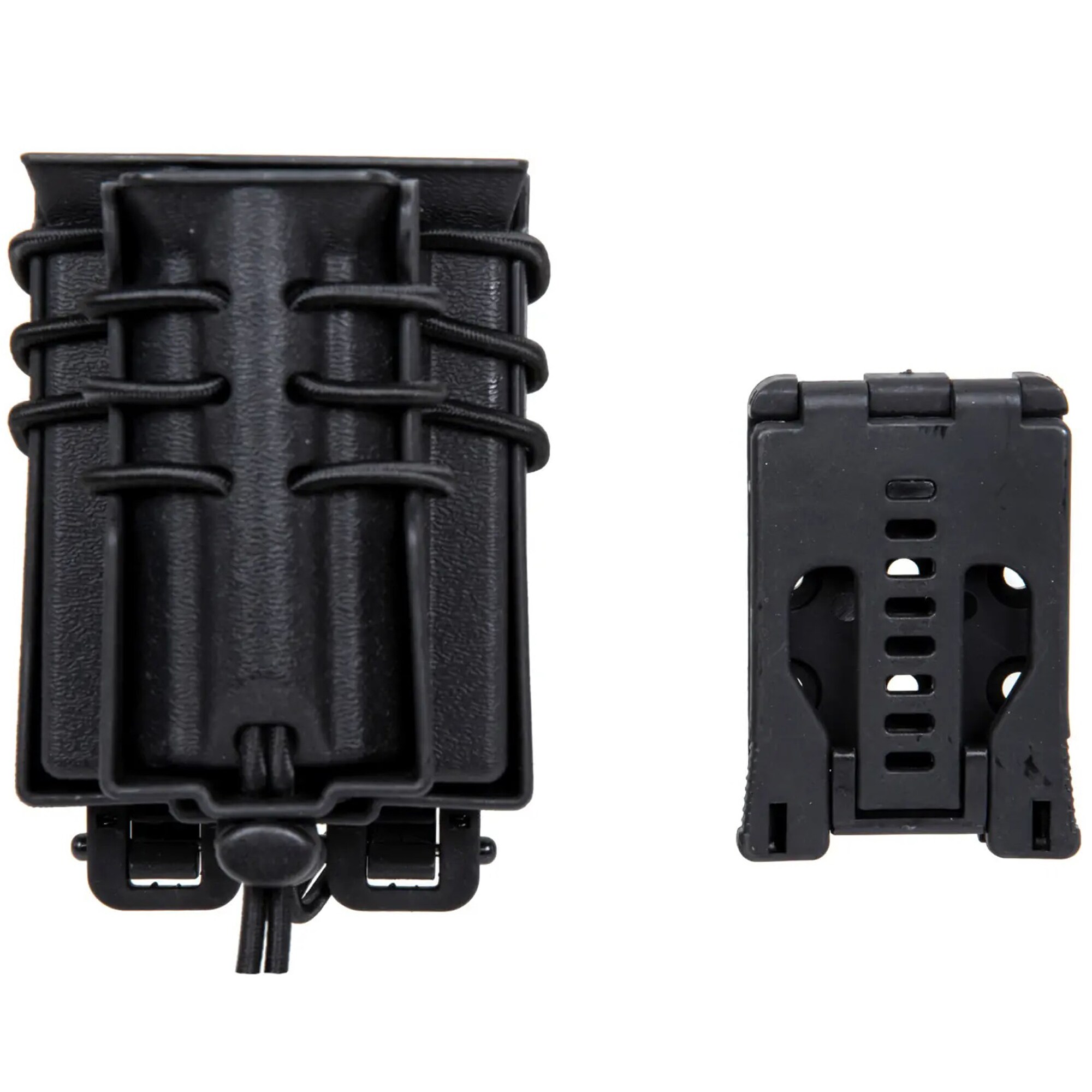 Подвійний підсумок Wosport Urban Assault Quick Pull для магазинів 9 мм - Black