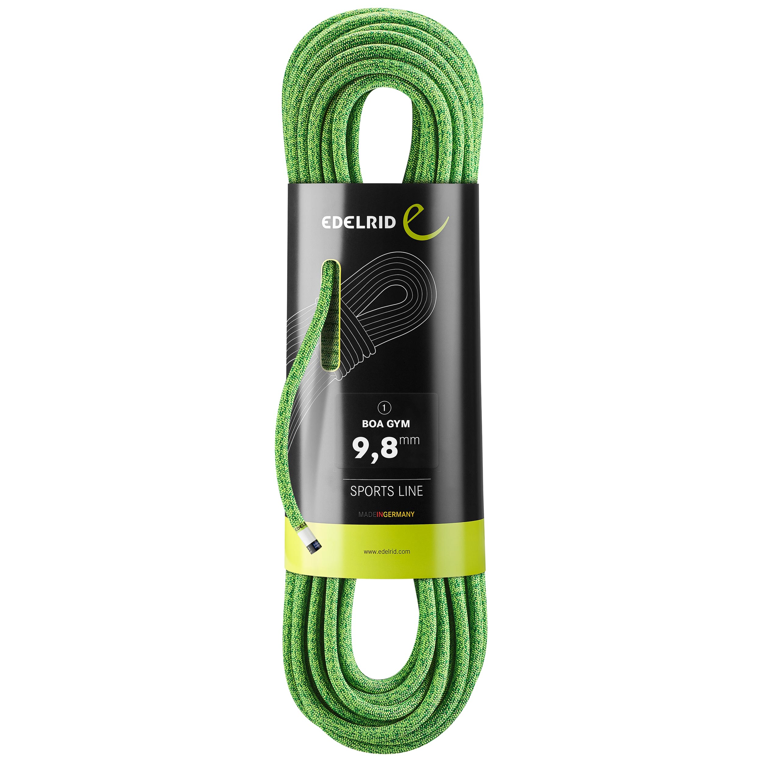 Динамічна мотузка Edelrid Boa Gym 9,8 мм 50 м  - Oasis