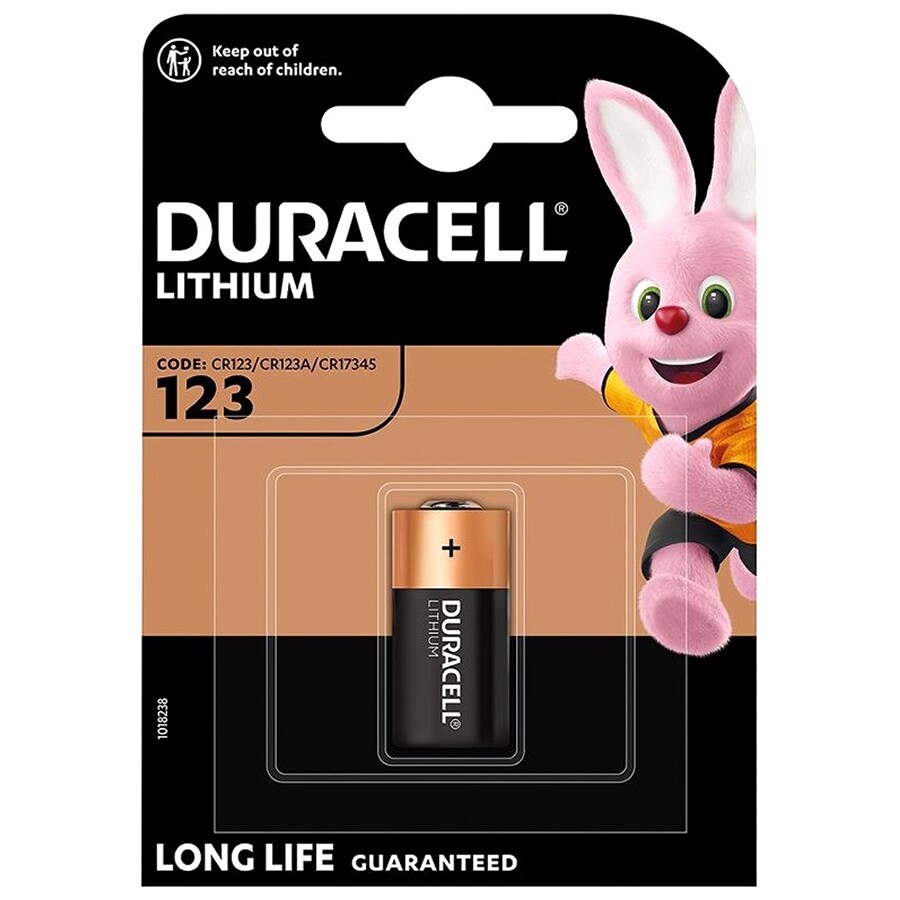 Літієва батарейка 3 V Duracell CR123