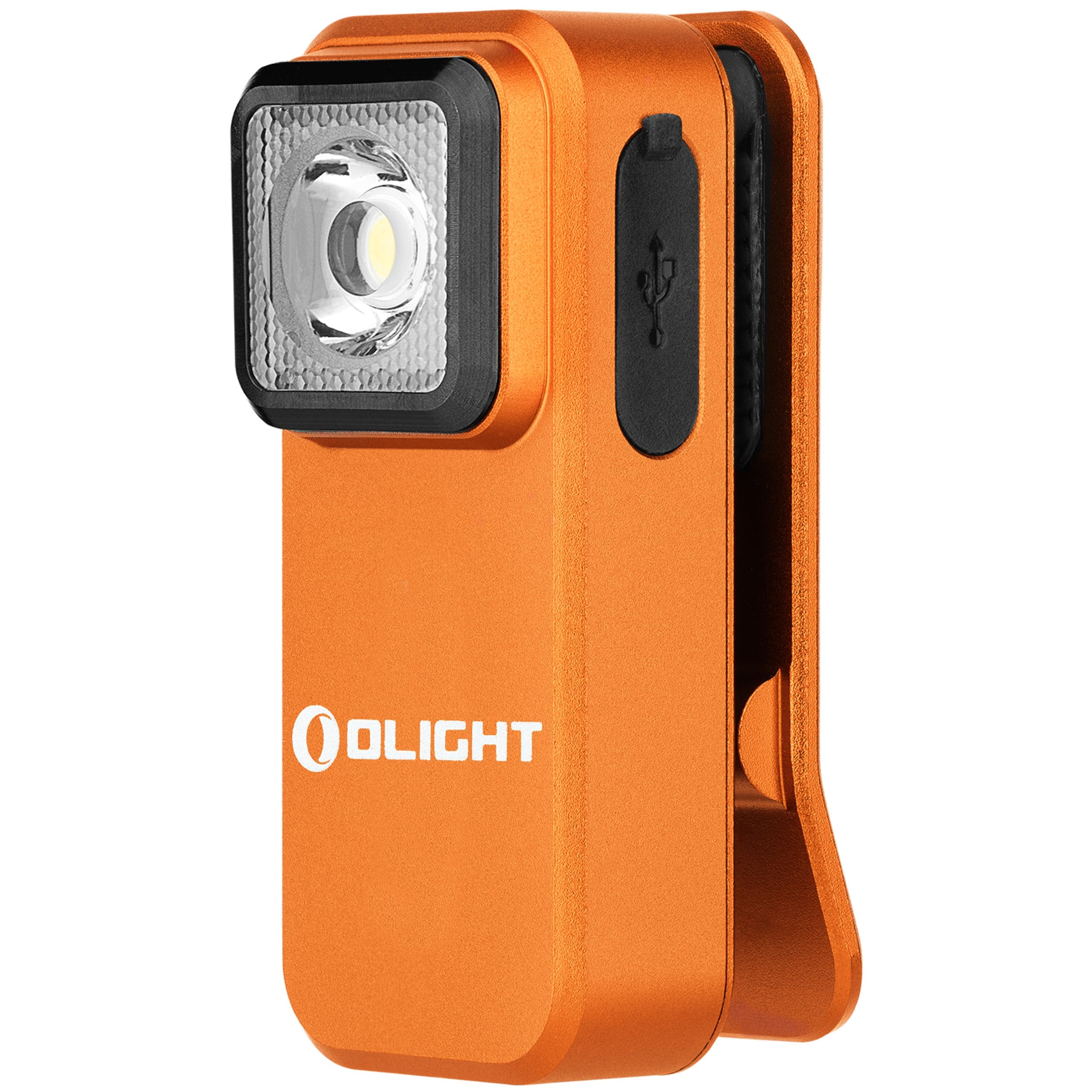 Акумуляторний ліхтарик Olight Oclip Orange - 300 люменів