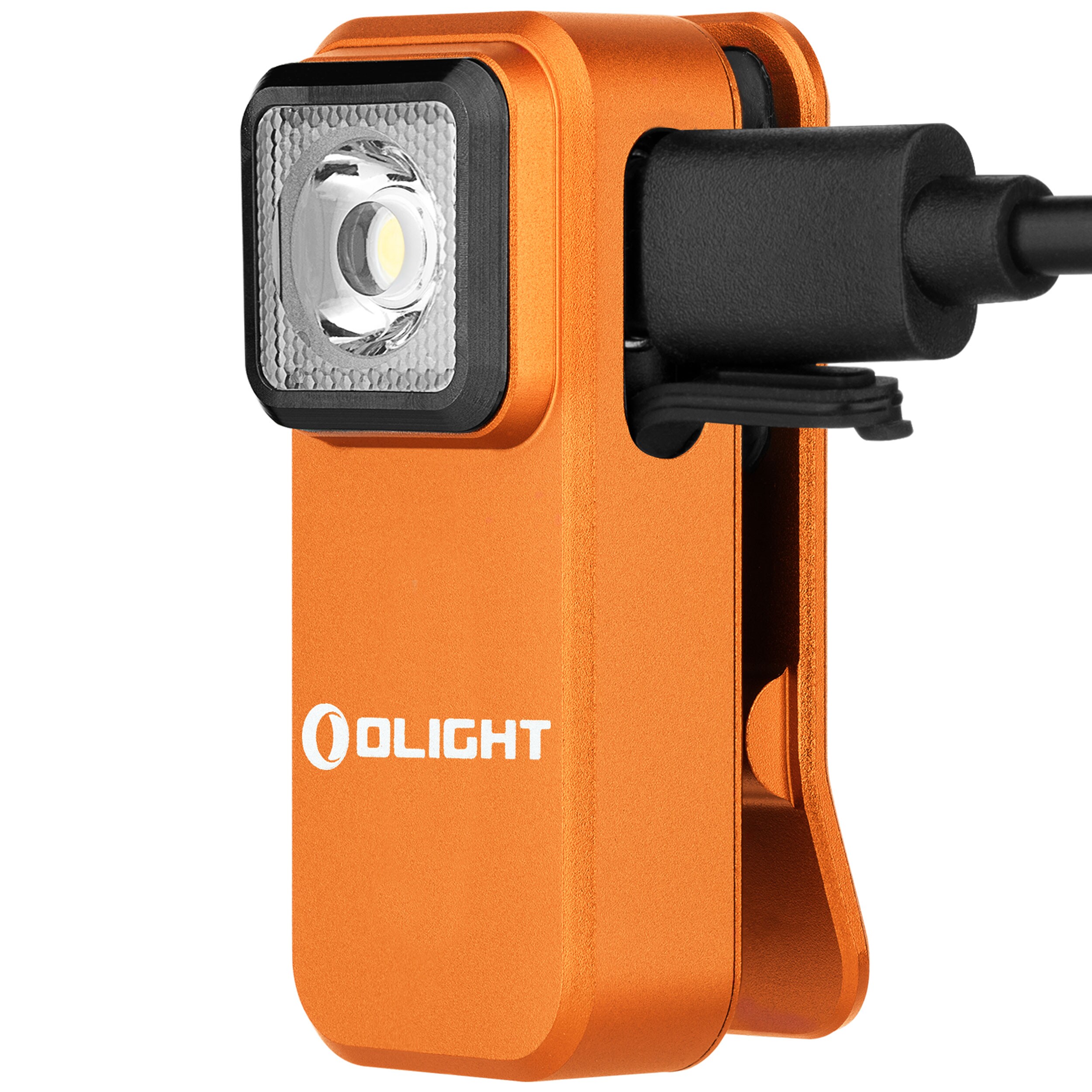 Акумуляторний ліхтарик Olight Oclip Orange - 300 люменів