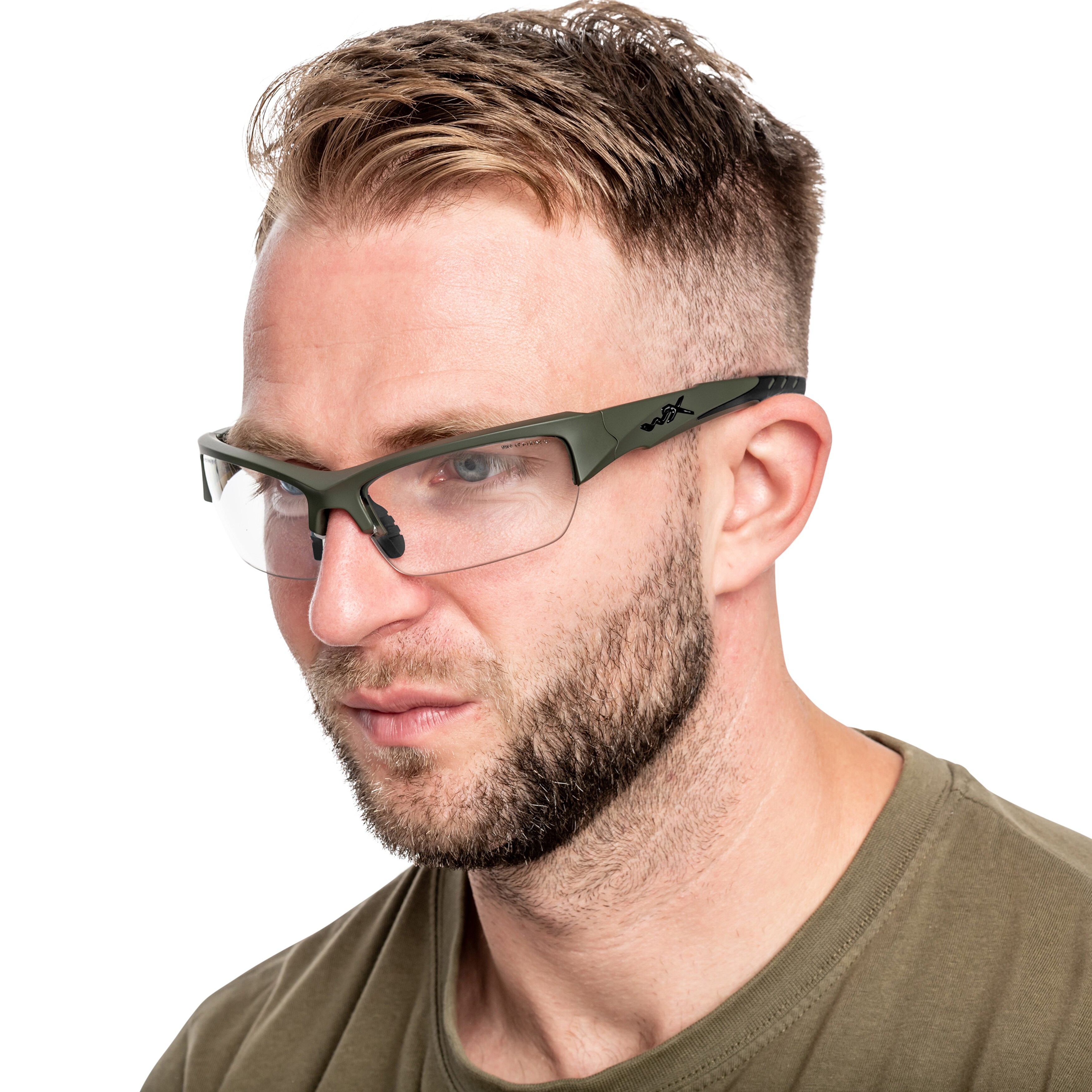 Тактичні окуляри Wiley X Valor 2.5 Set 3in1 - OD Green