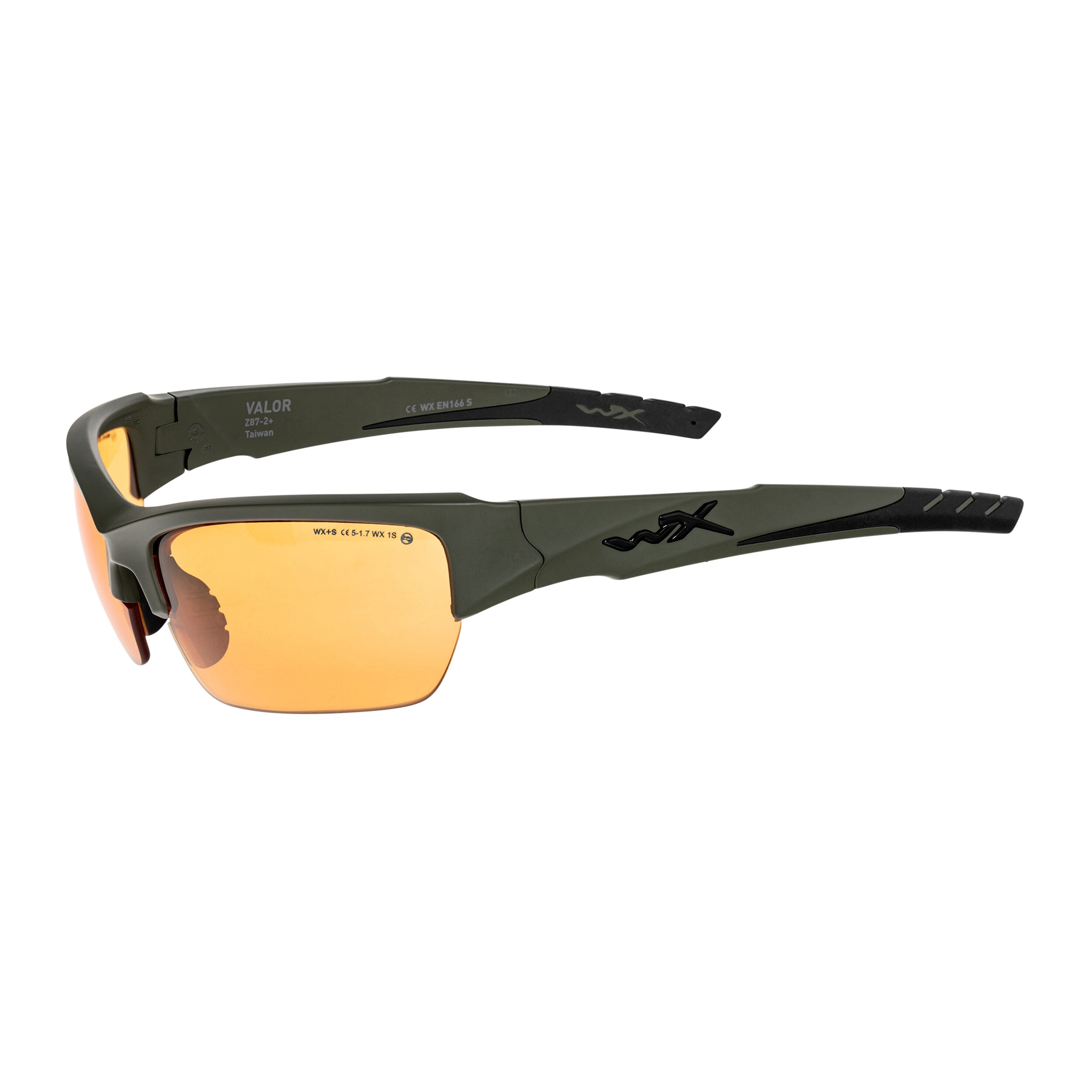 Тактичні окуляри Wiley X Valor 2.5 Set 3in1 - OD Green